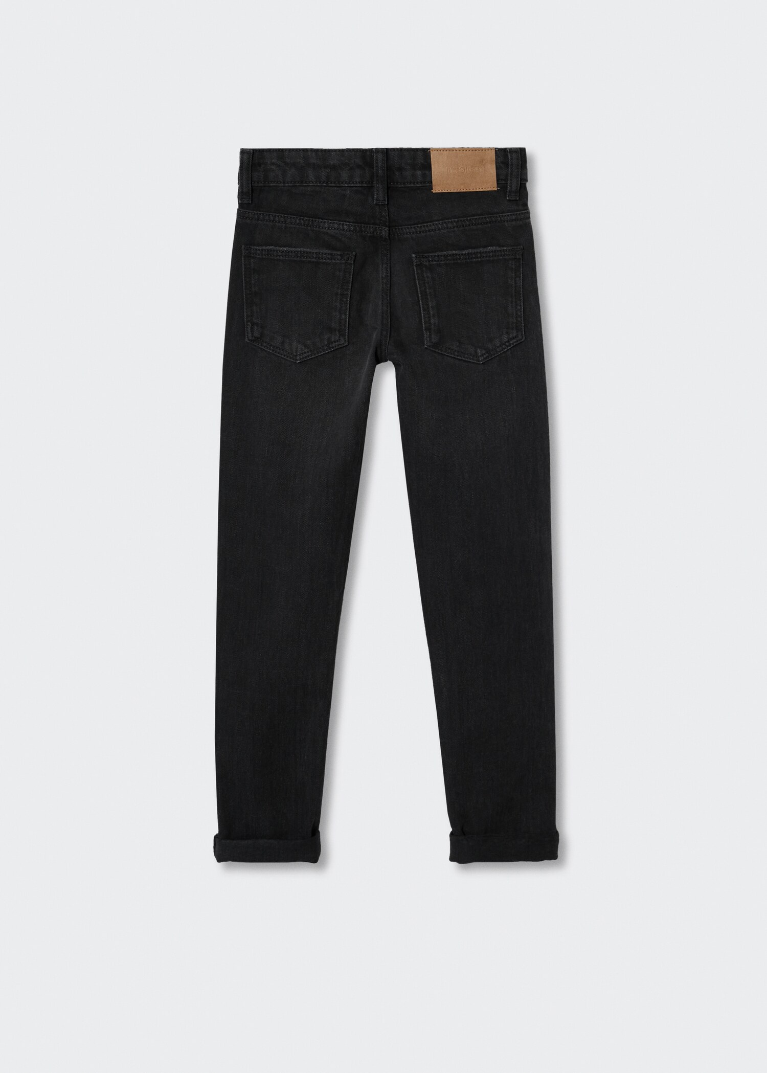 Decorative ripped regular jeans - Reverse of the article