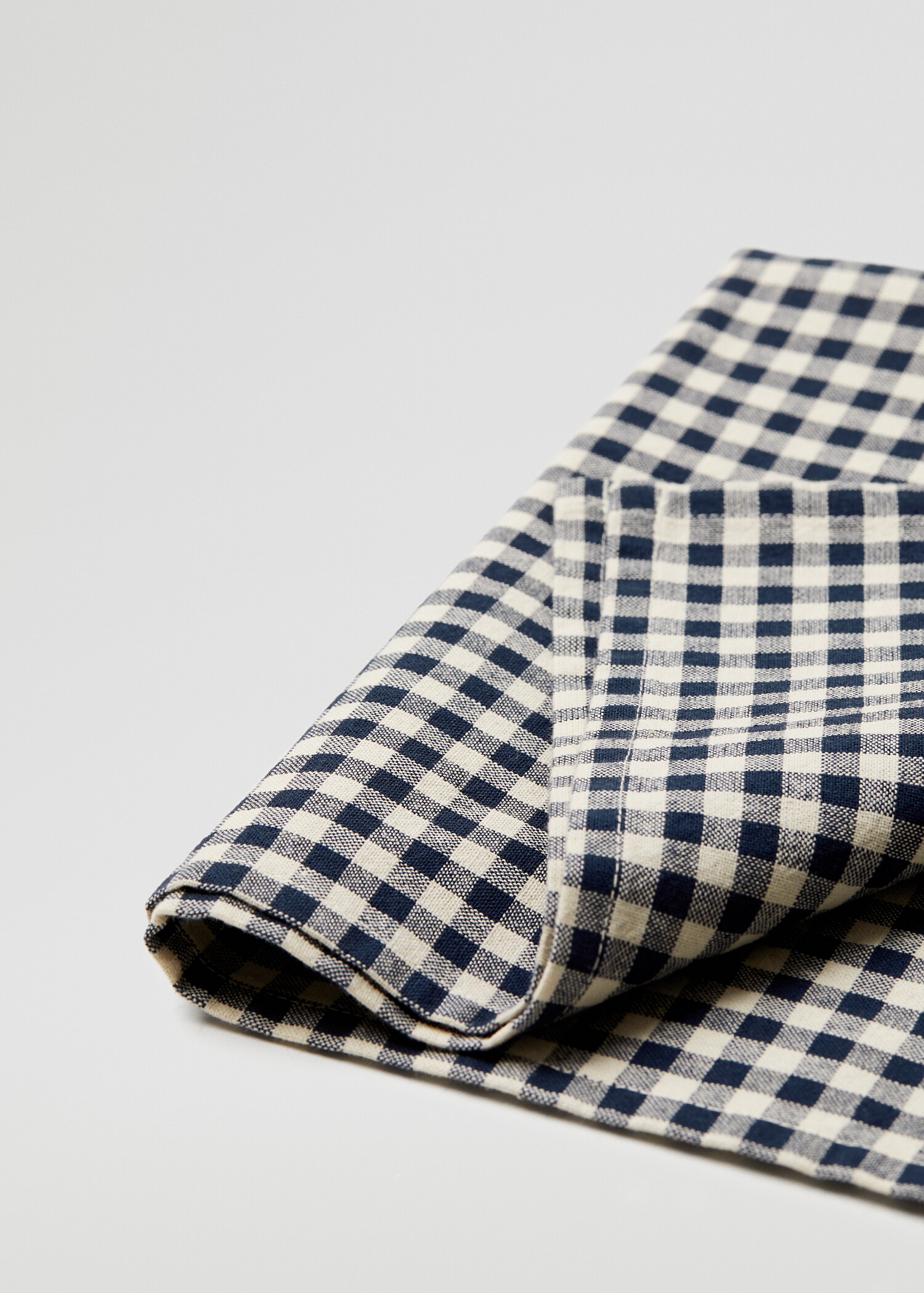 Cotton gingham check napkins (pack of 2) - Details of the article 2