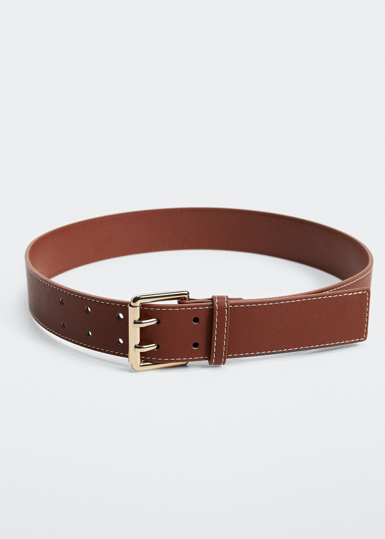 Square buckle belt - Medium plane