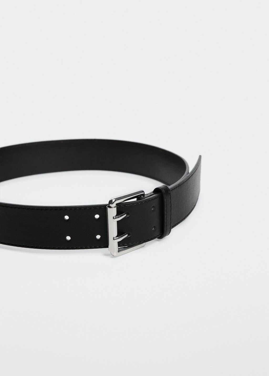 IUGAMAKARAS★韓国★人気★O-Ring Square Buckle Belt (Black) MUSINSA | IUGAMAKARAS O-Ring Square Buckle Belt (Black)