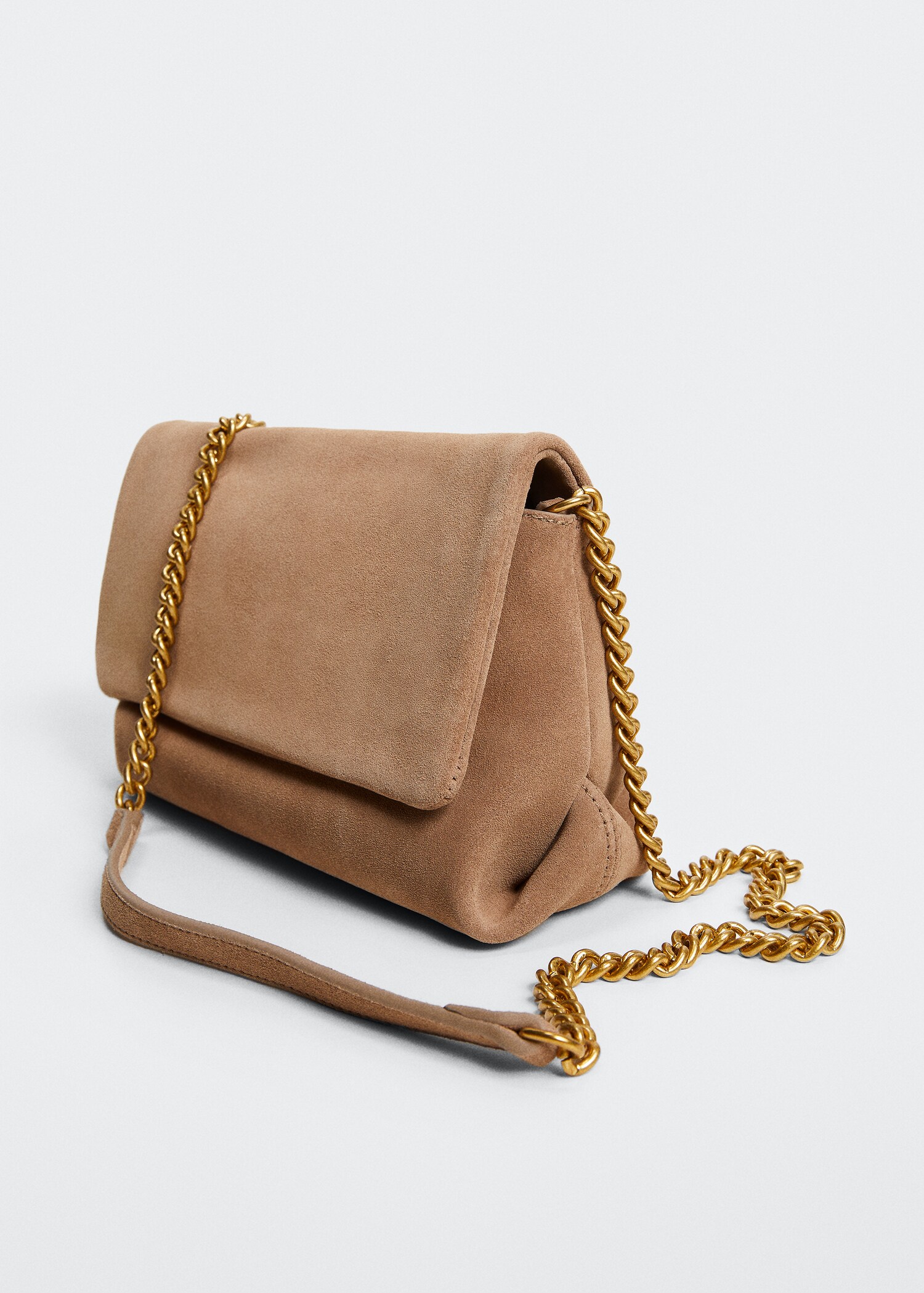 Chain leather bag - Medium plane