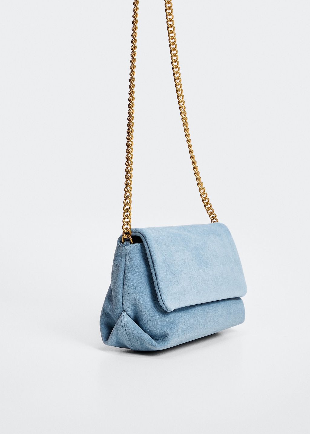 Mango chain leather bag deals