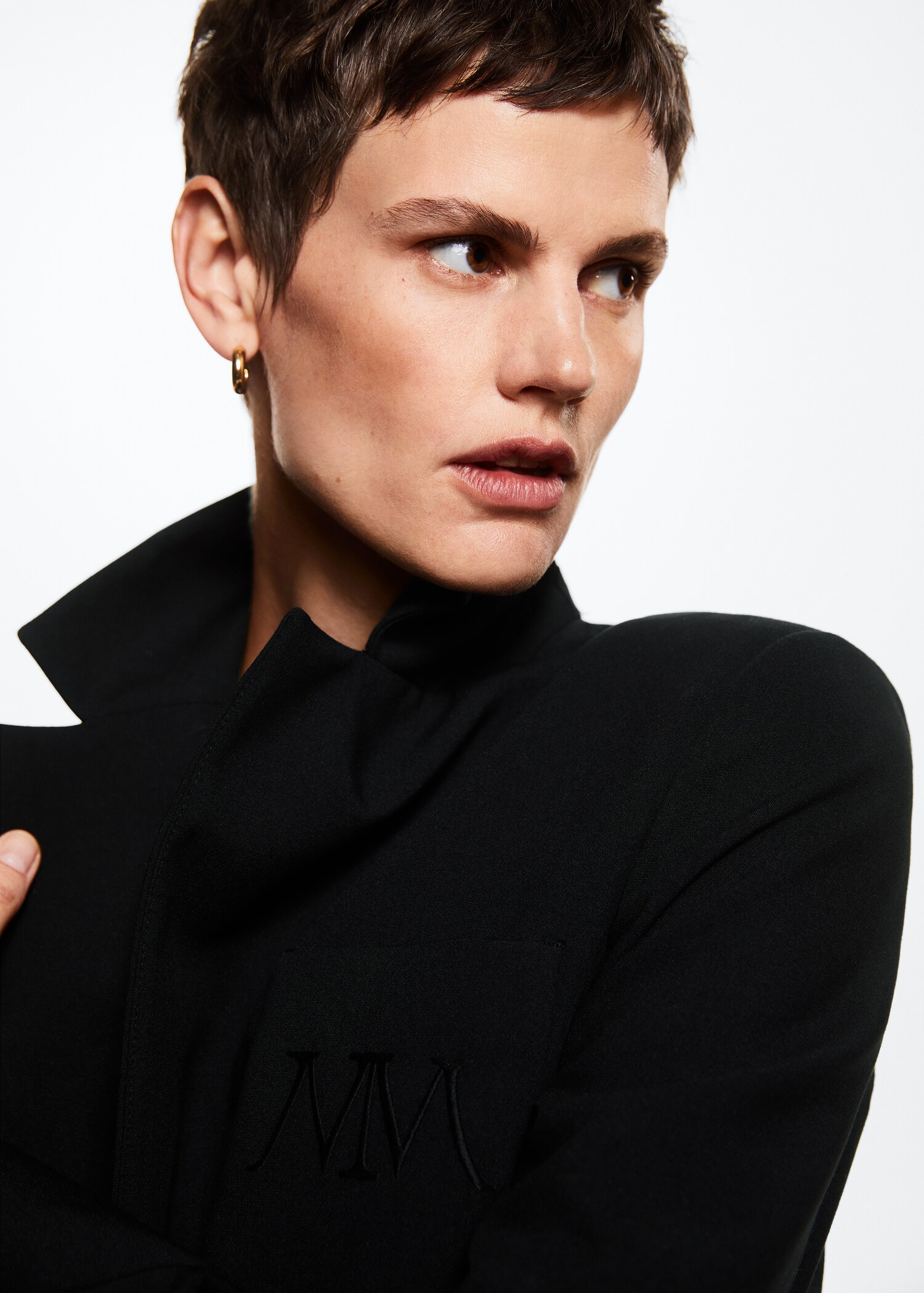 Double-breasted suit blazer - Details of the article 1