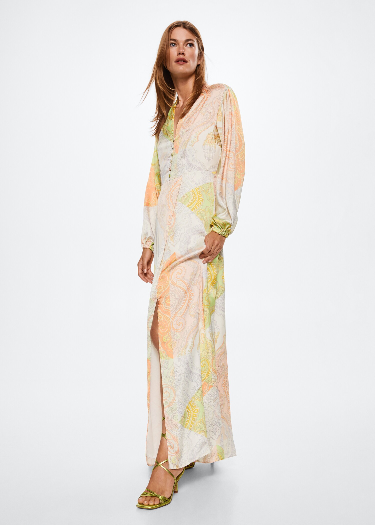 Paisley print dress - Medium plane