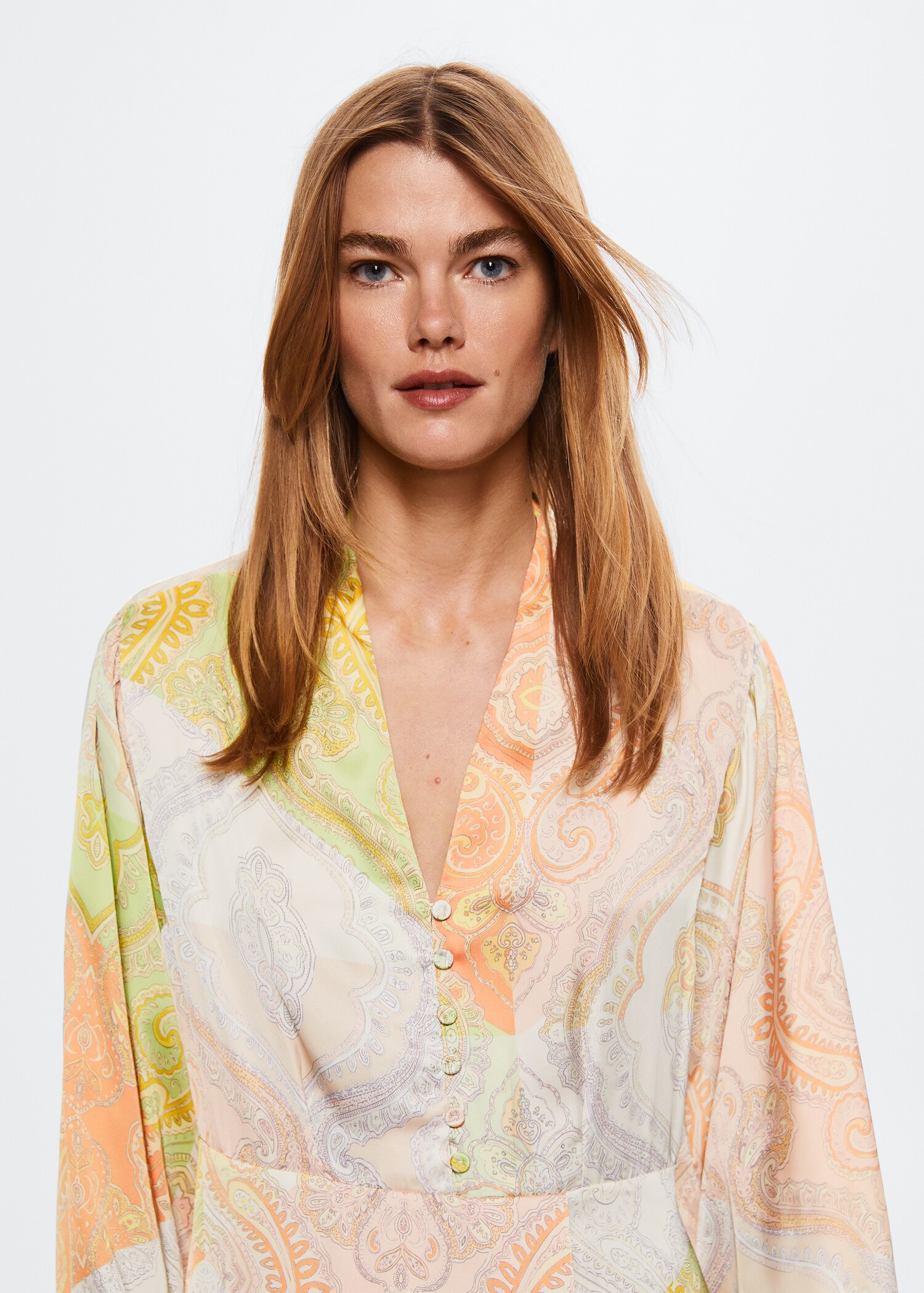 Paisley print dress - Details of the article 2