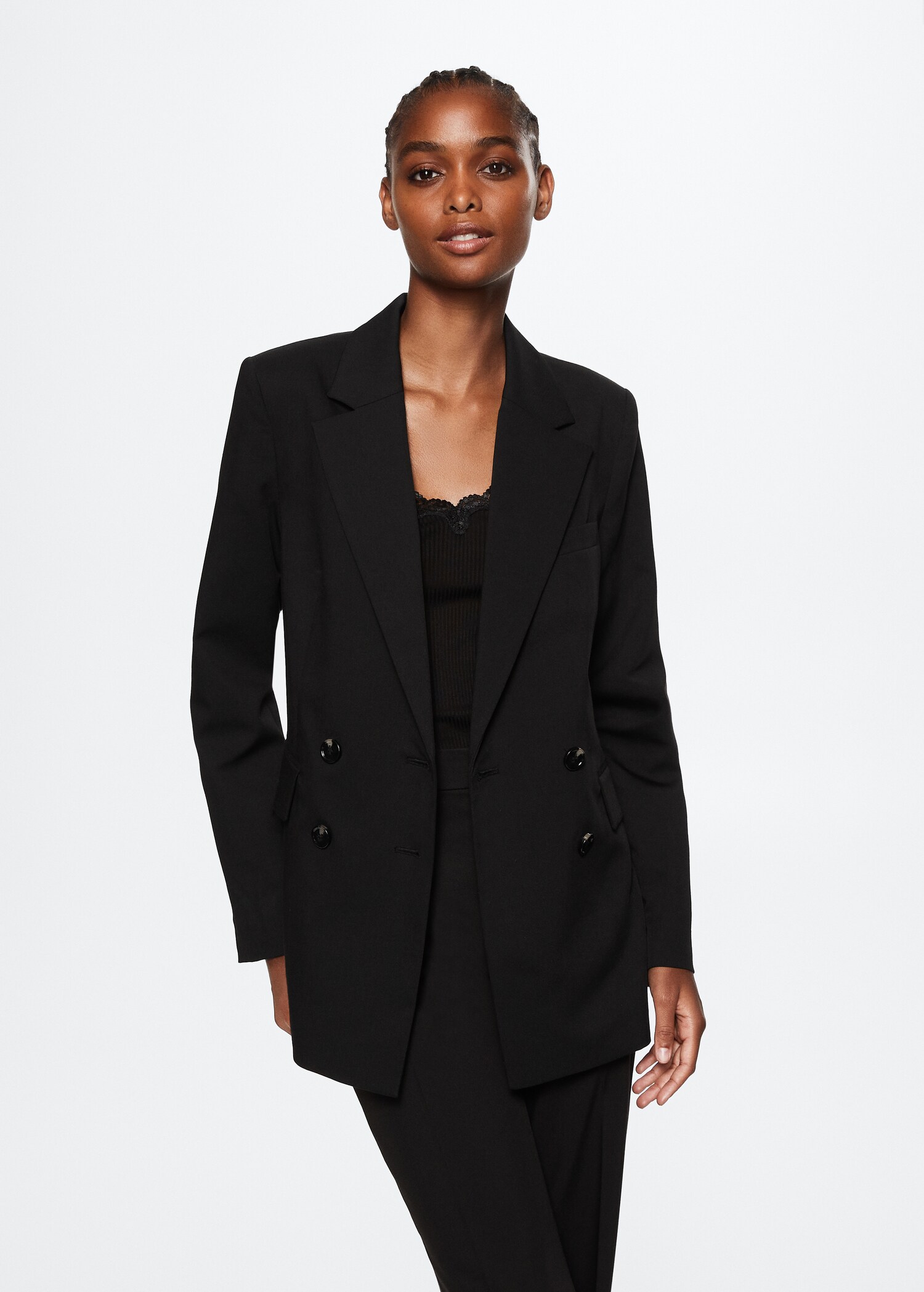 Double-breasted blazer - Medium plane