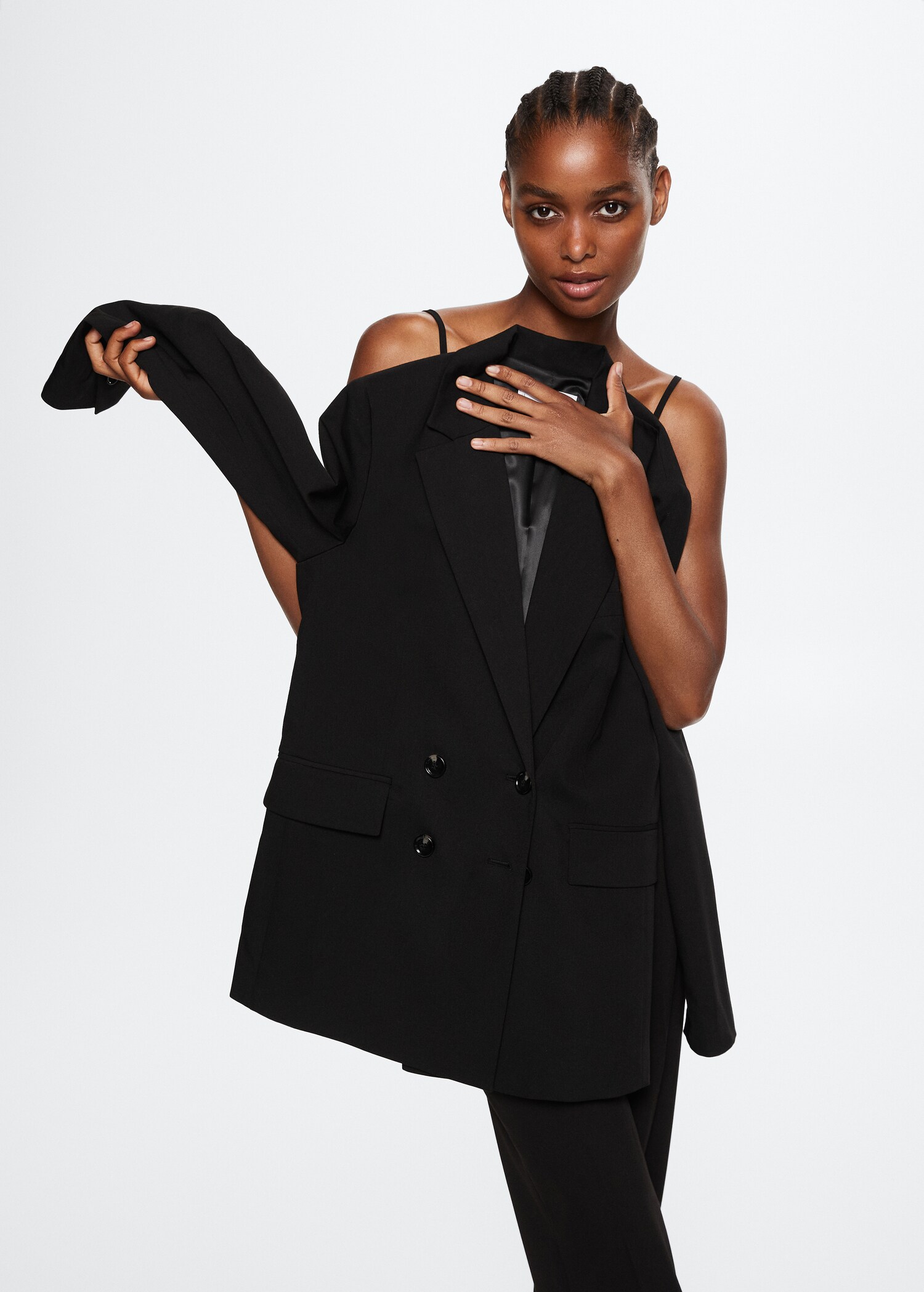 Double-breasted blazer - Details of the article 2