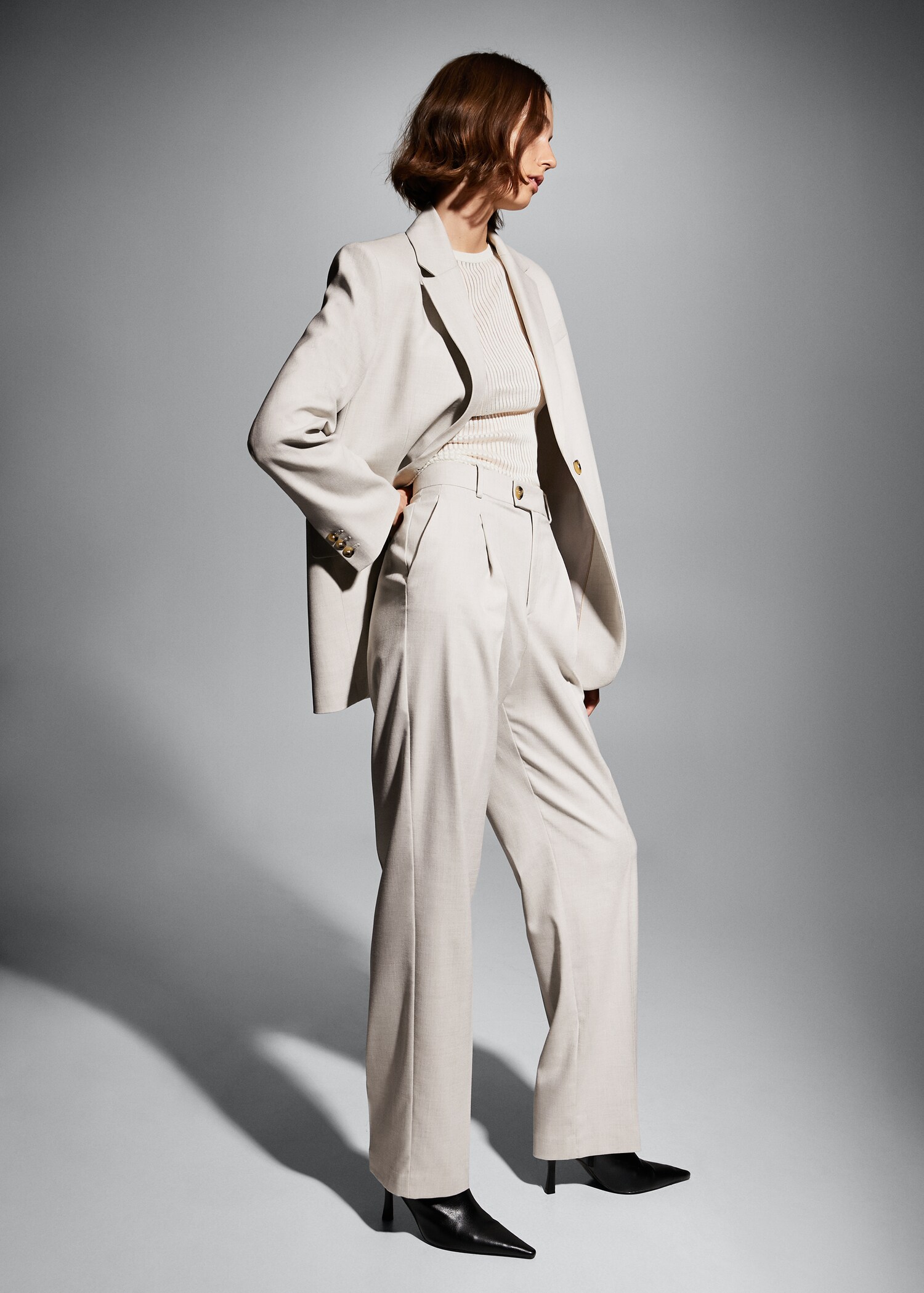Straight suit pants - Details of the article 2