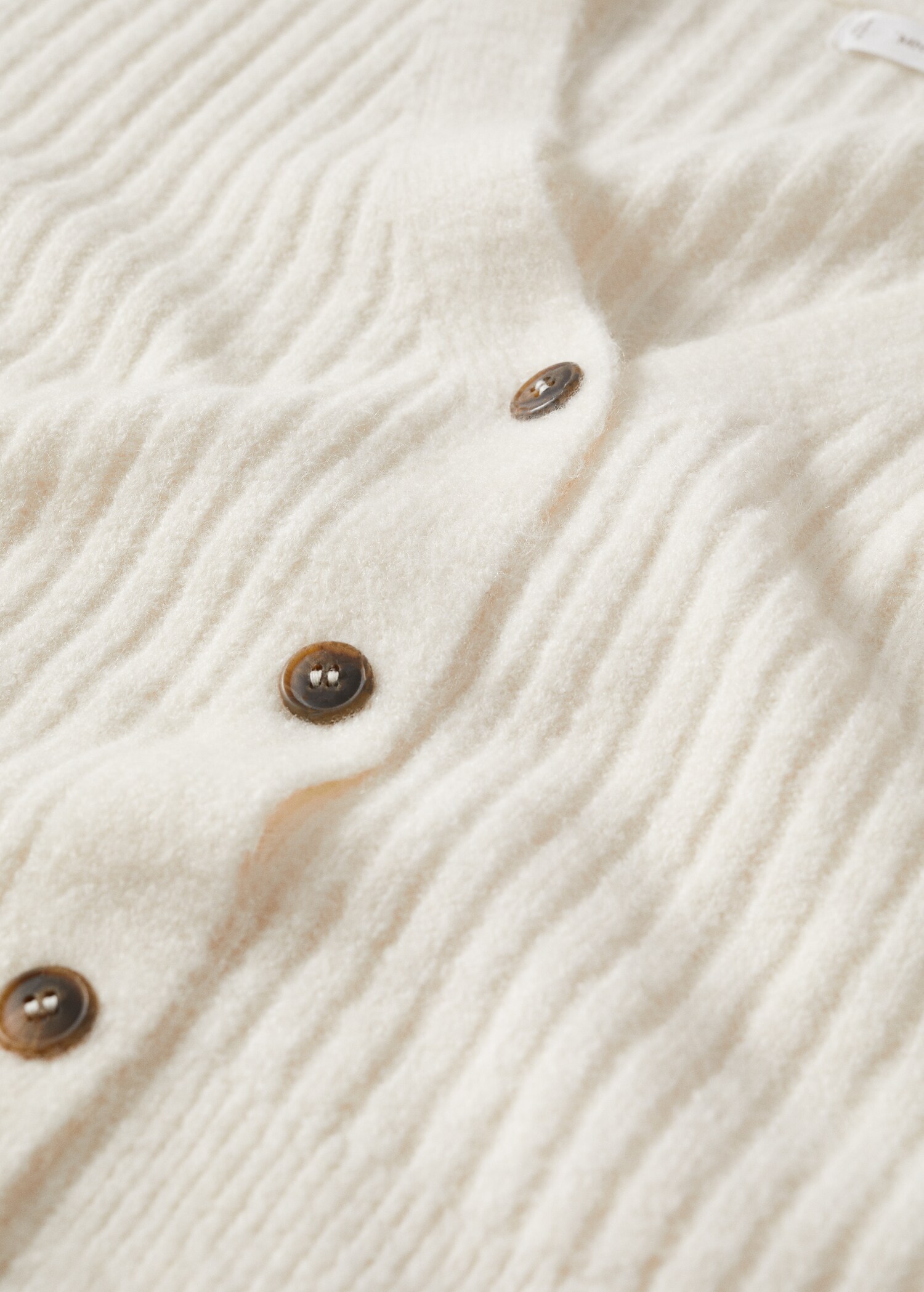 Chenille knitted cardigan - Details of the article 8