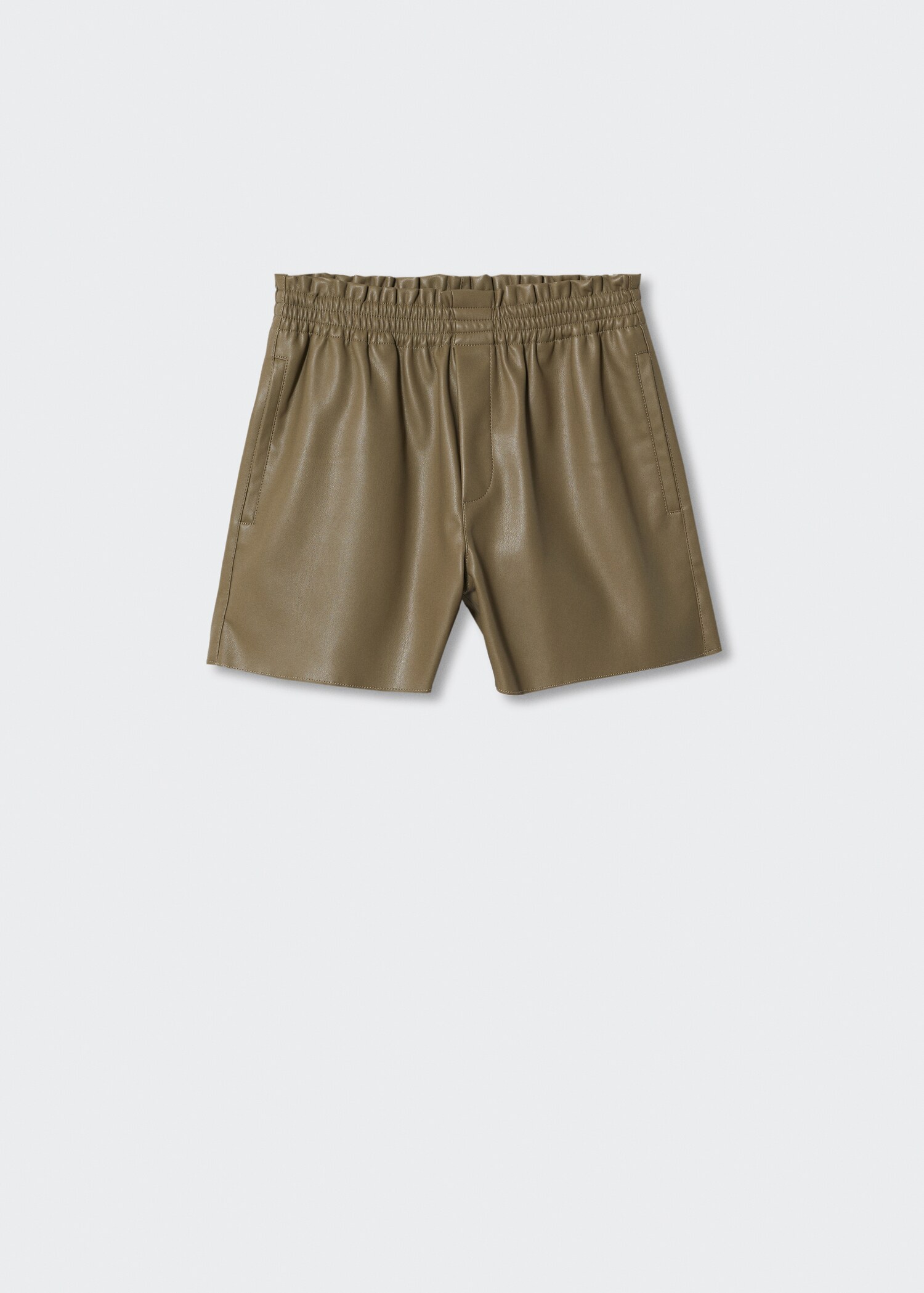 Faux leather shorts - Article without model