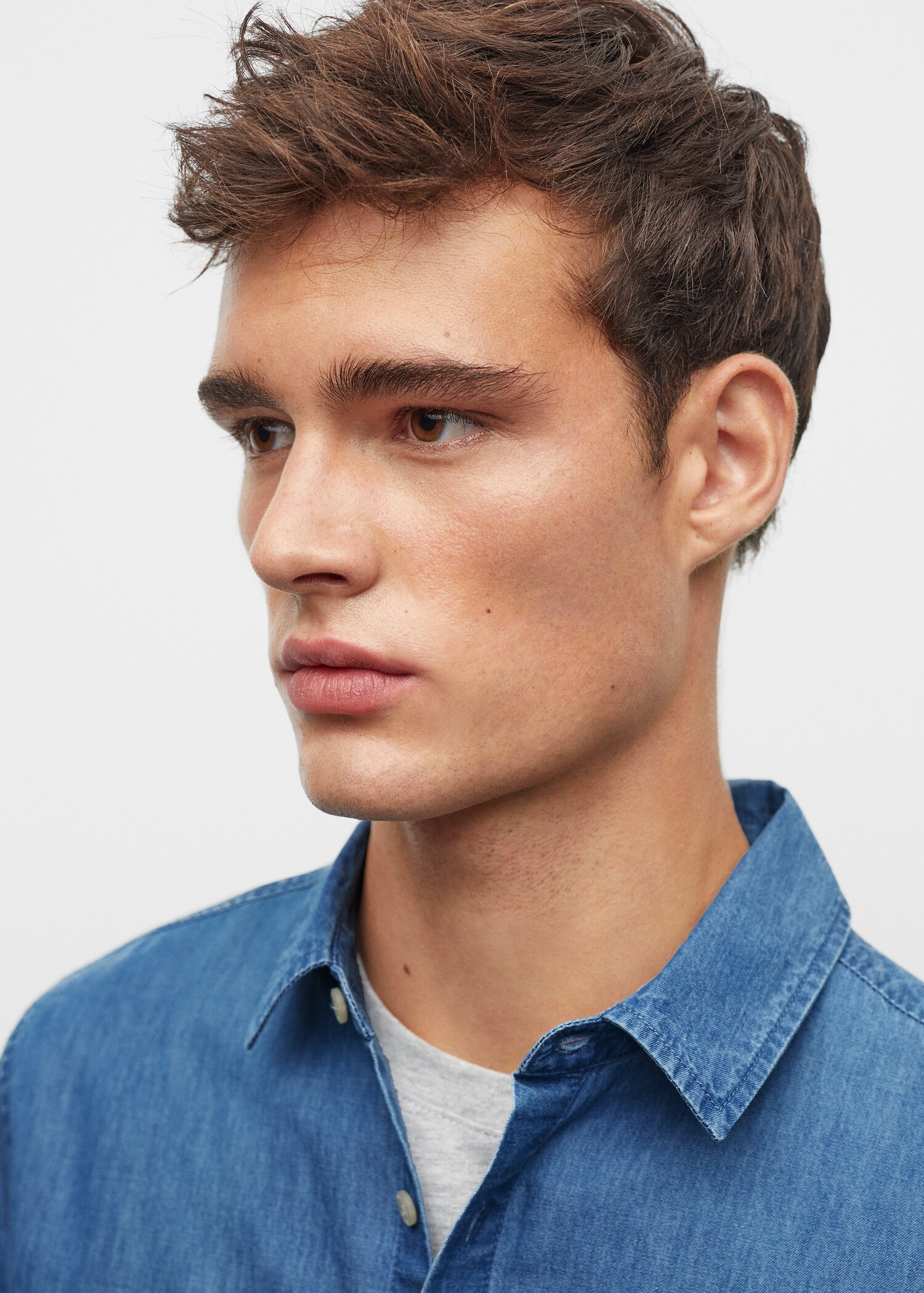 Katoenen denim overhemd - Detail van het artikel 4