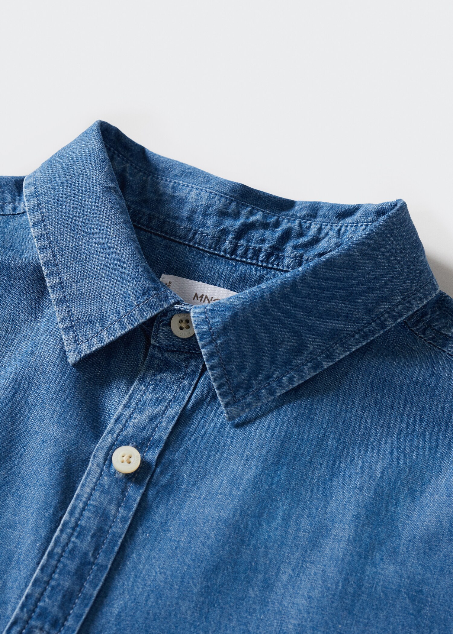 Katoenen denim overhemd - Detail van het artikel 8