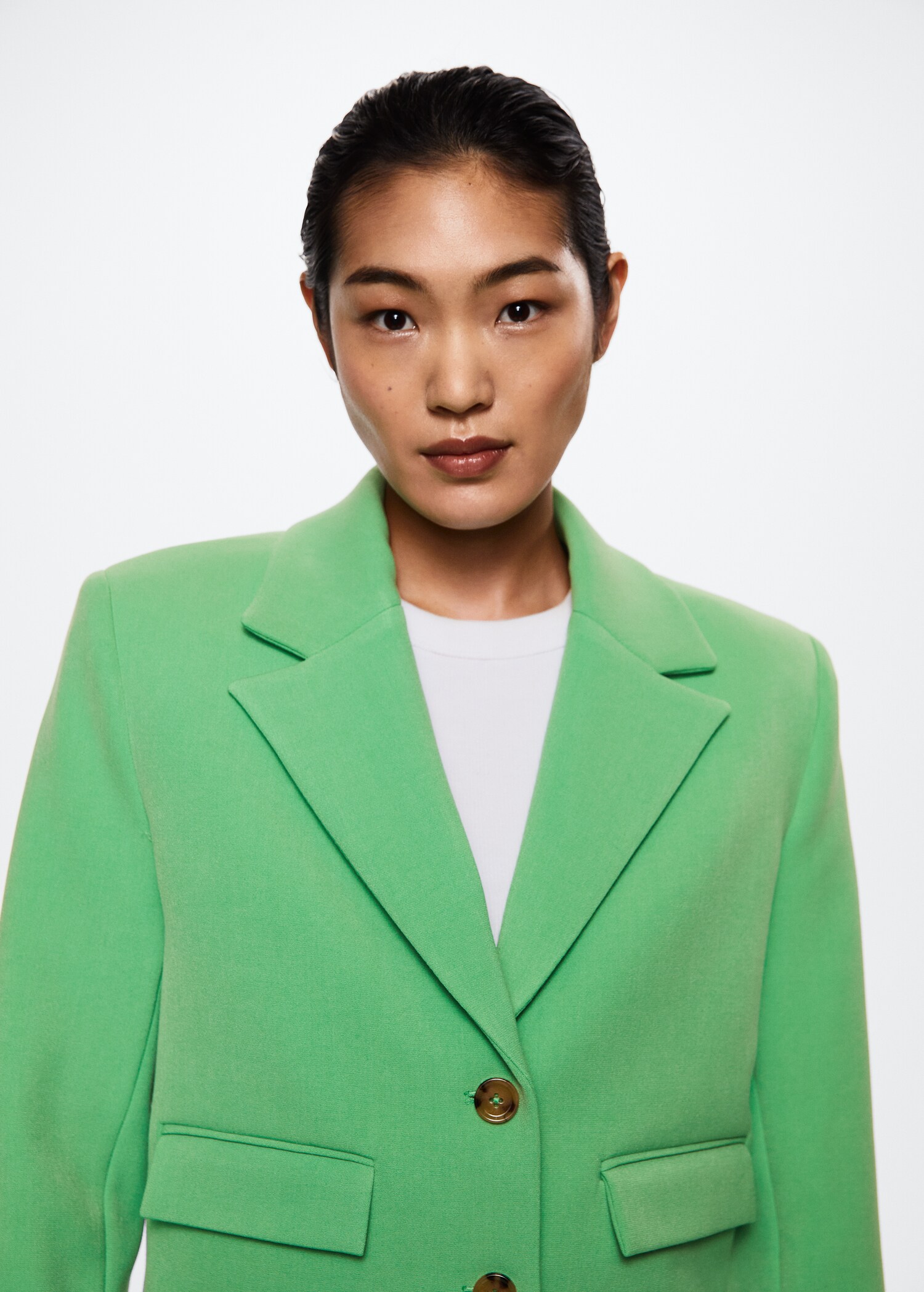 Blazer cropped de botões - Pormenor do artigo 2