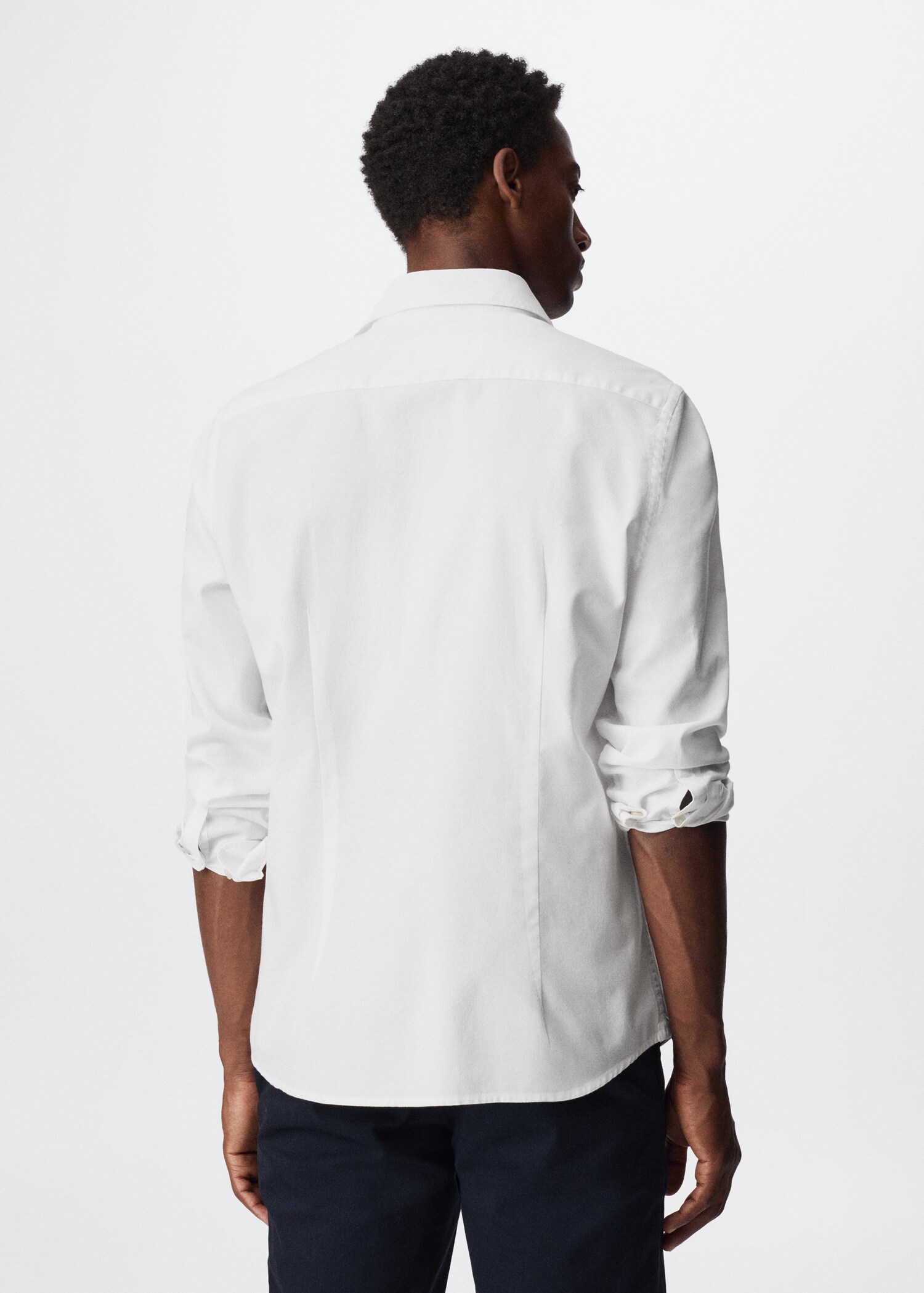 Chemise slim fit tissu oxford - Verso de l’article
