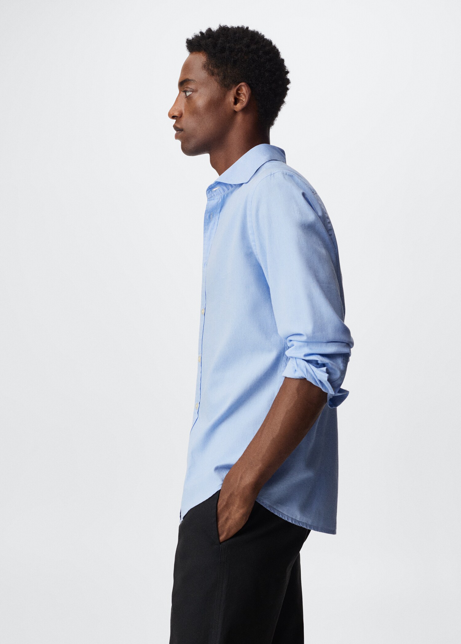 Chemise slim fit tissu oxford - Détail de l'article 2
