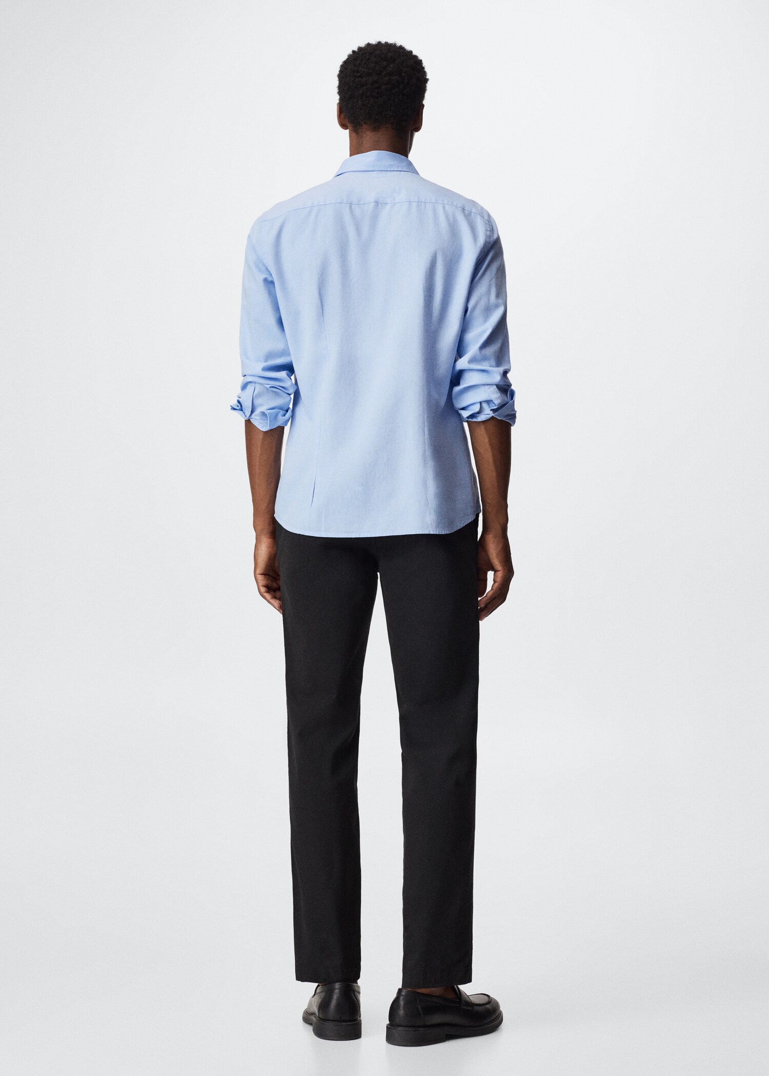 Chemise slim fit tissu oxford - Verso de l’article