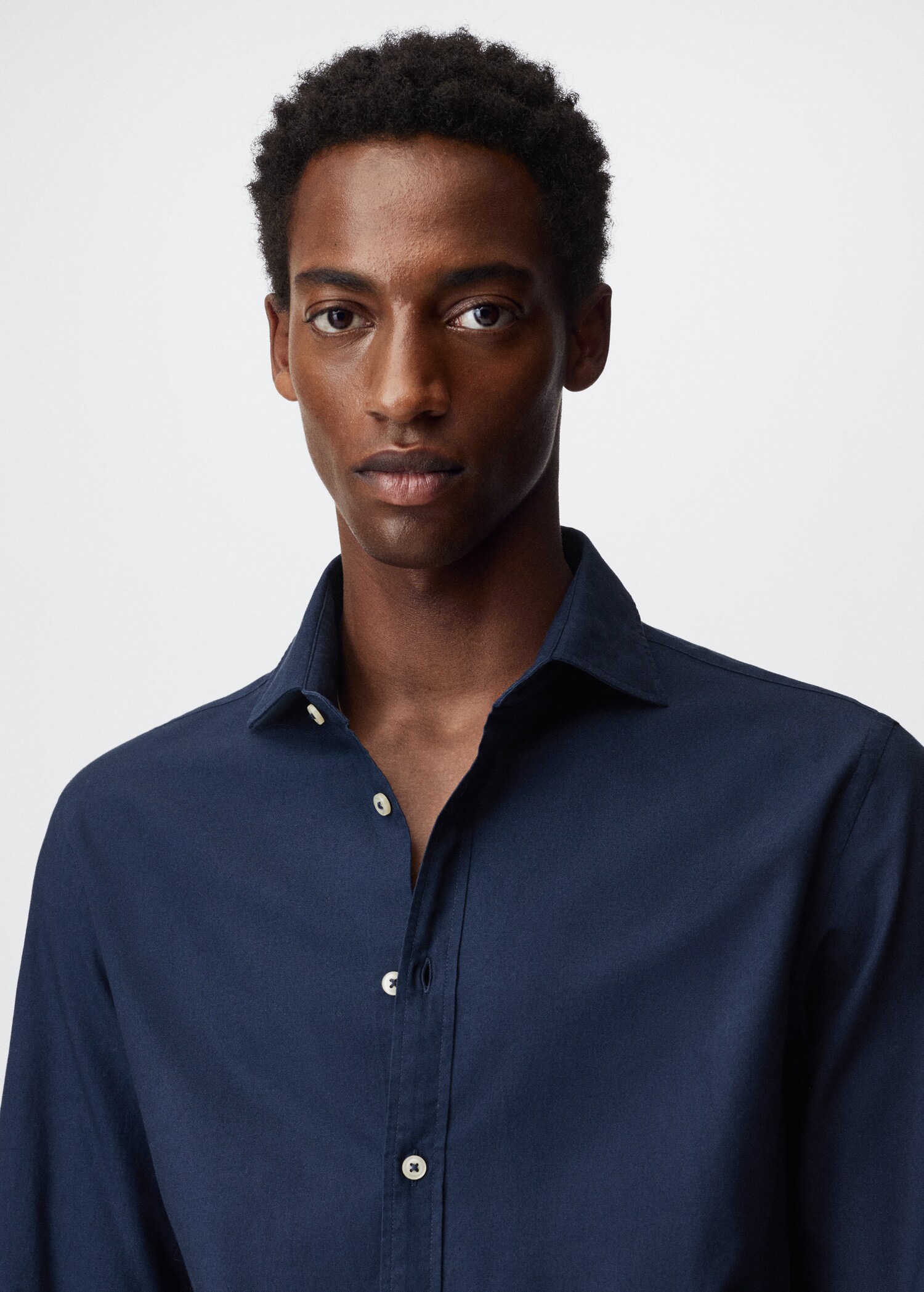 Chemise slim fit tissu oxford - Détail de l'article 1