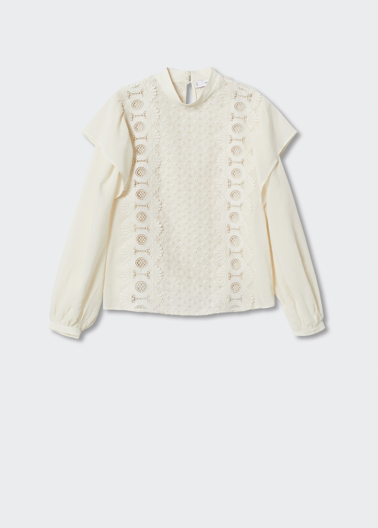 Blusa panel bordado - Artículo sin modelo