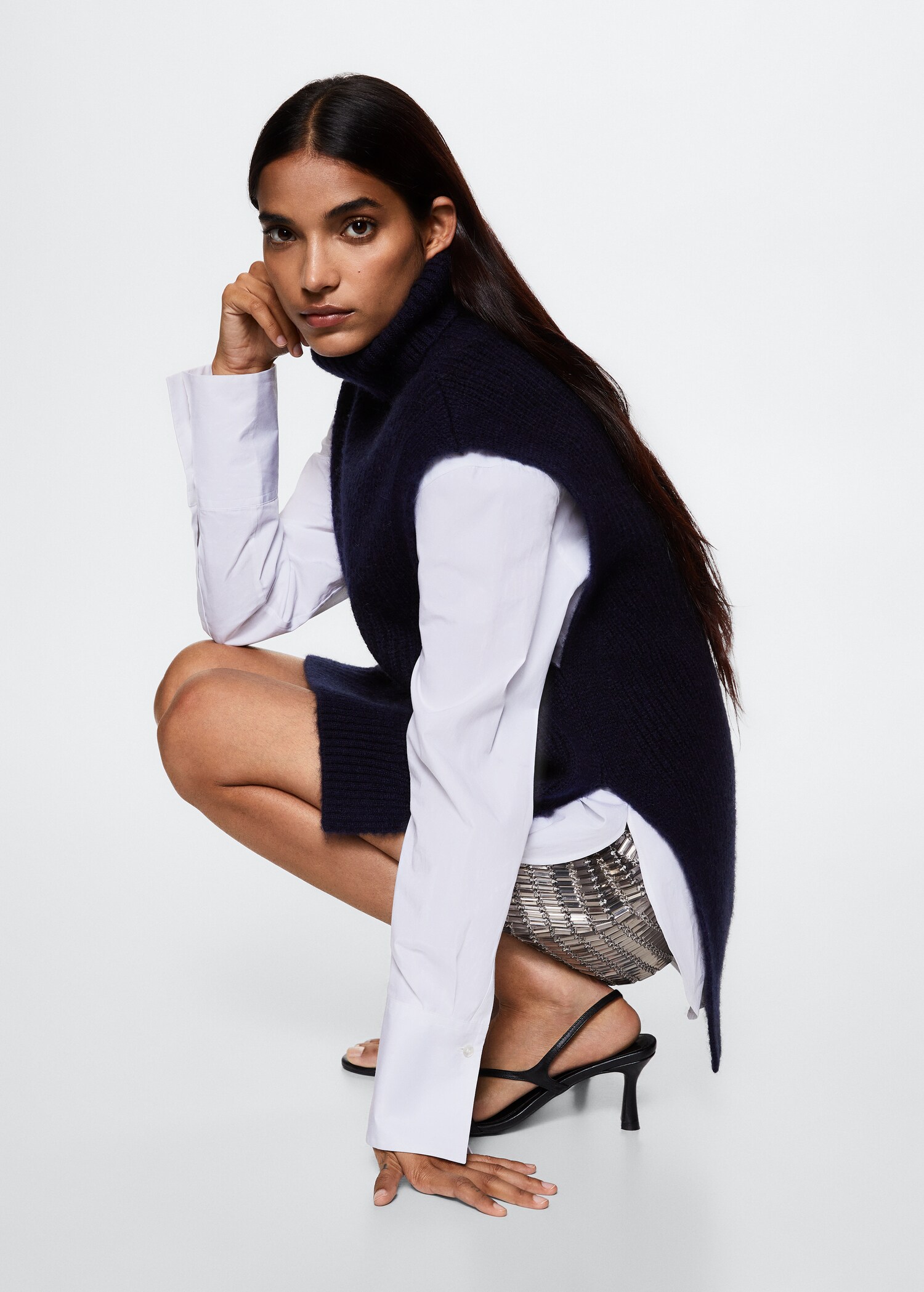 Gilet maille col roulé - Détail de l'article 2