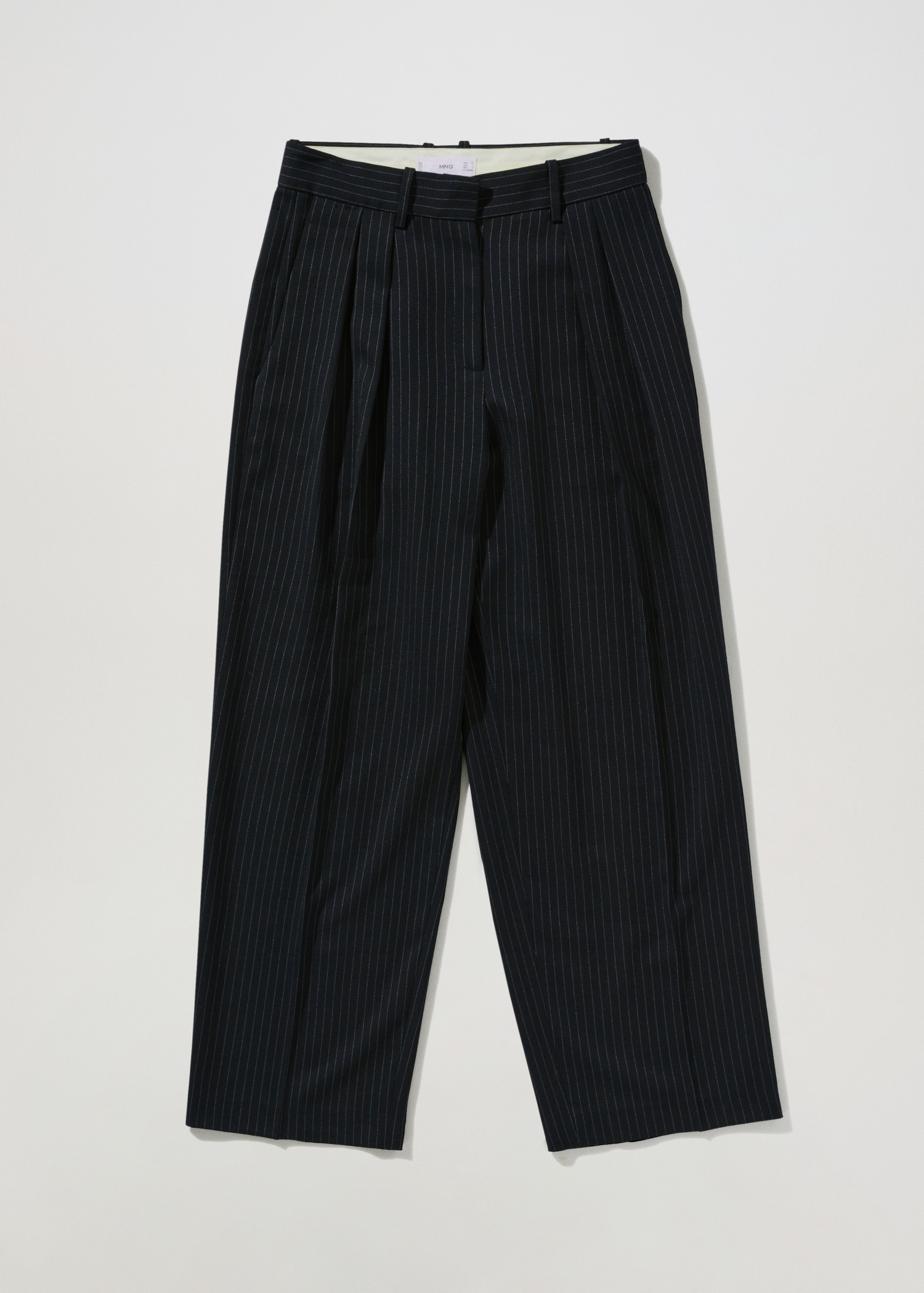 Pinstripe wool suit pants - Article without model