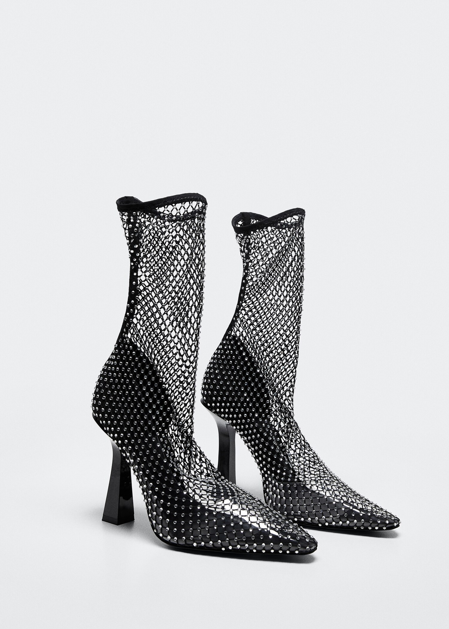 Mesh heel ankle boots - Medium plane