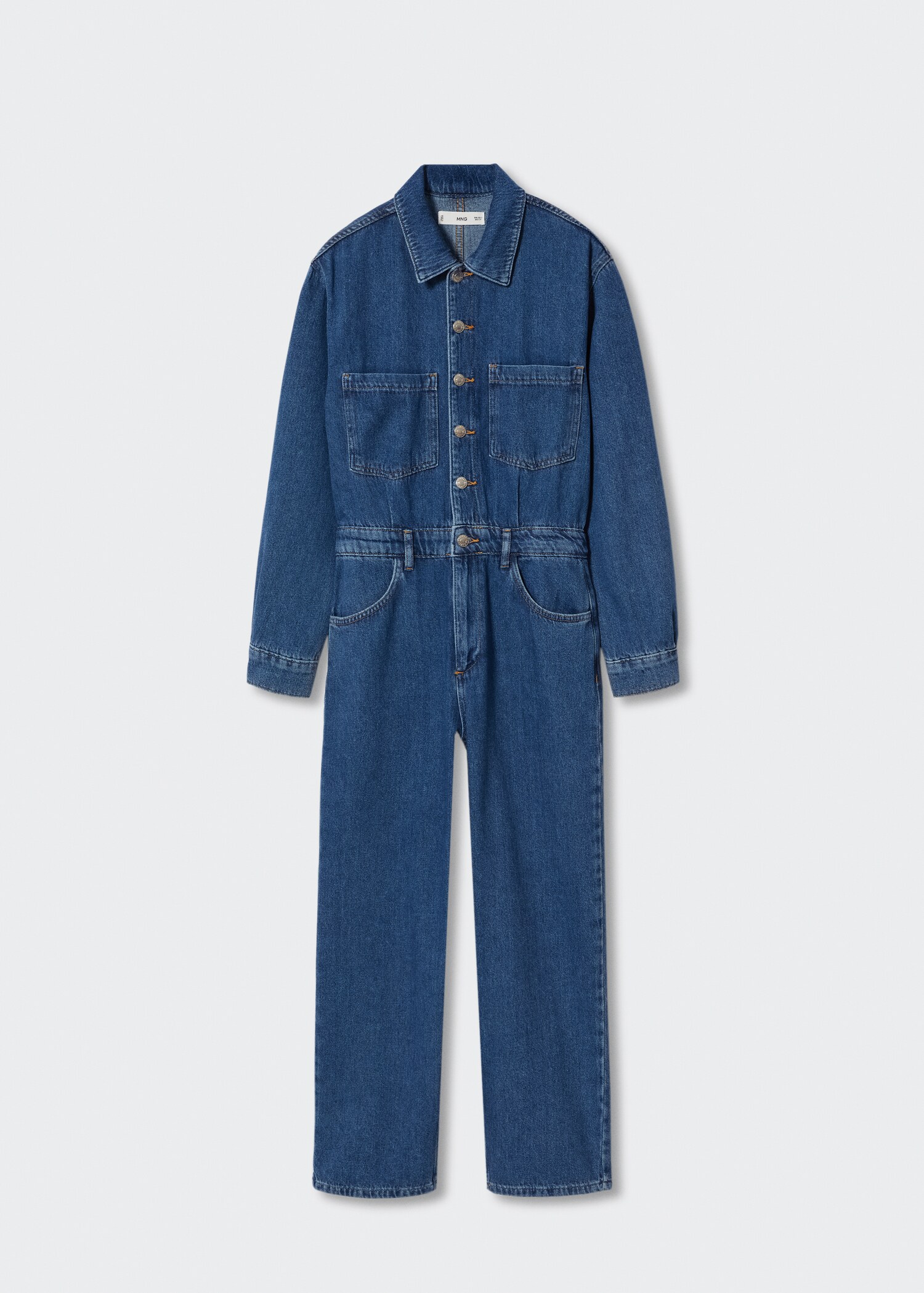 Ολόσωμη φόρμα μακριά denim - Προϊόν χωρίς μοντέλο