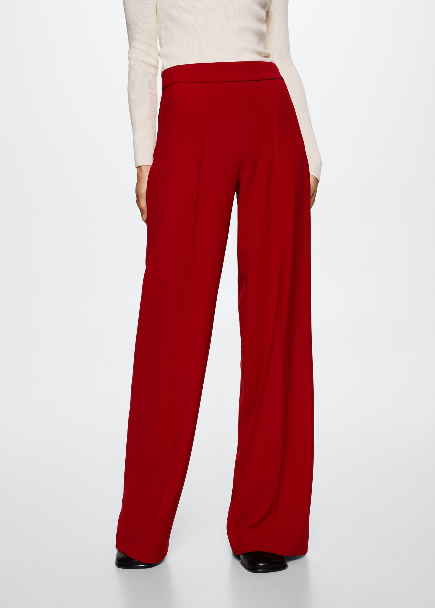  wide leg suit trousers - Medium plane