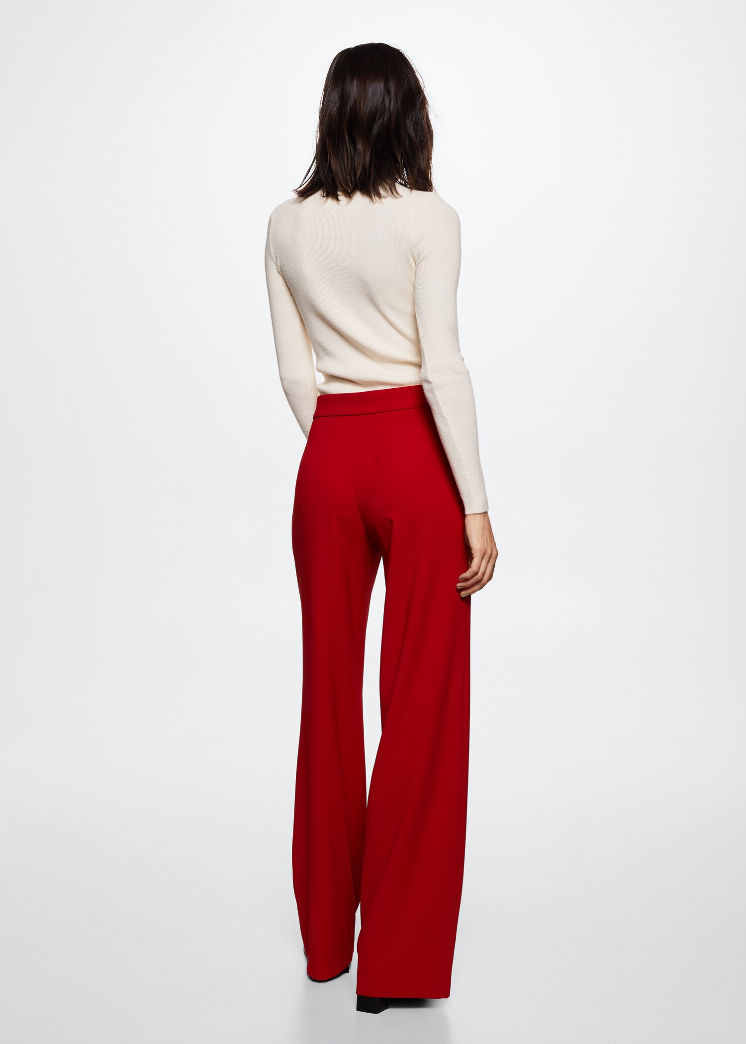  wide leg suit trousers - Reverse of the article