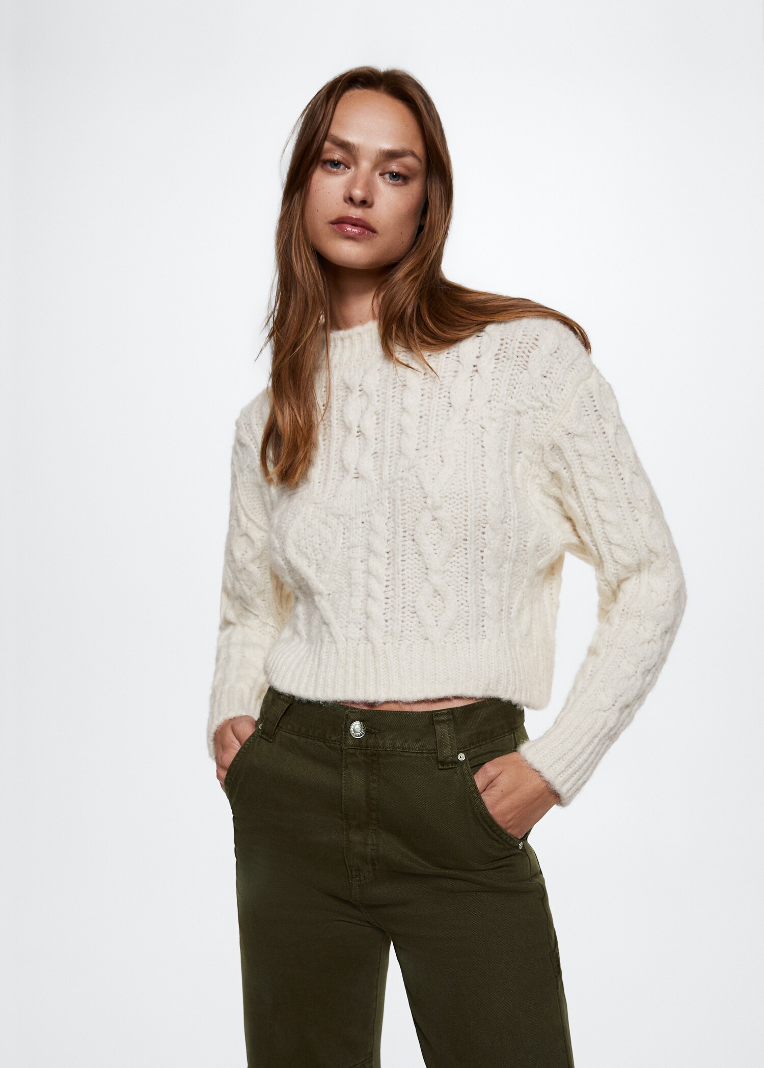 Jeans cargo bolsillos - Plano medio