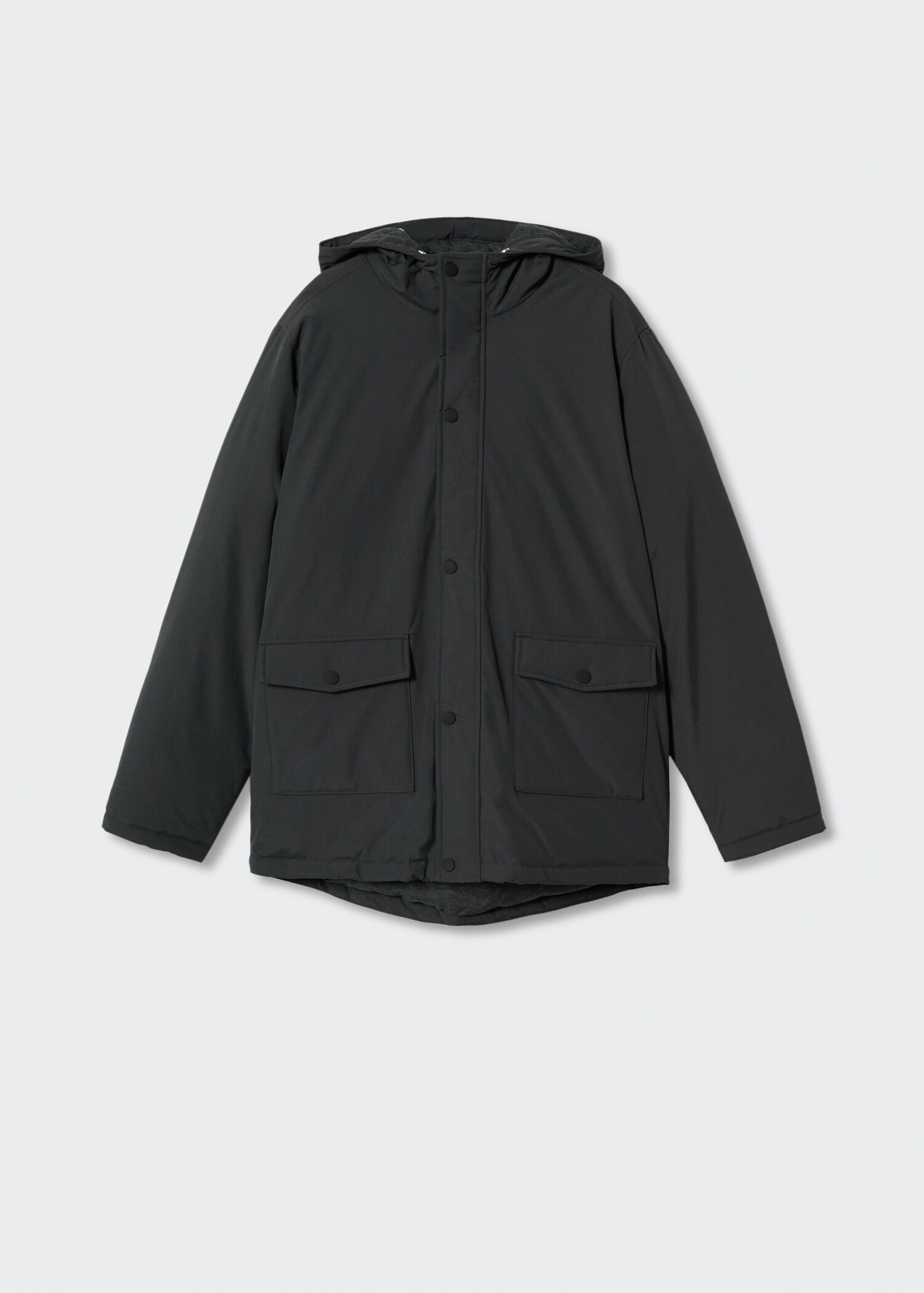 Faux fur hood coat - Details of the article 0