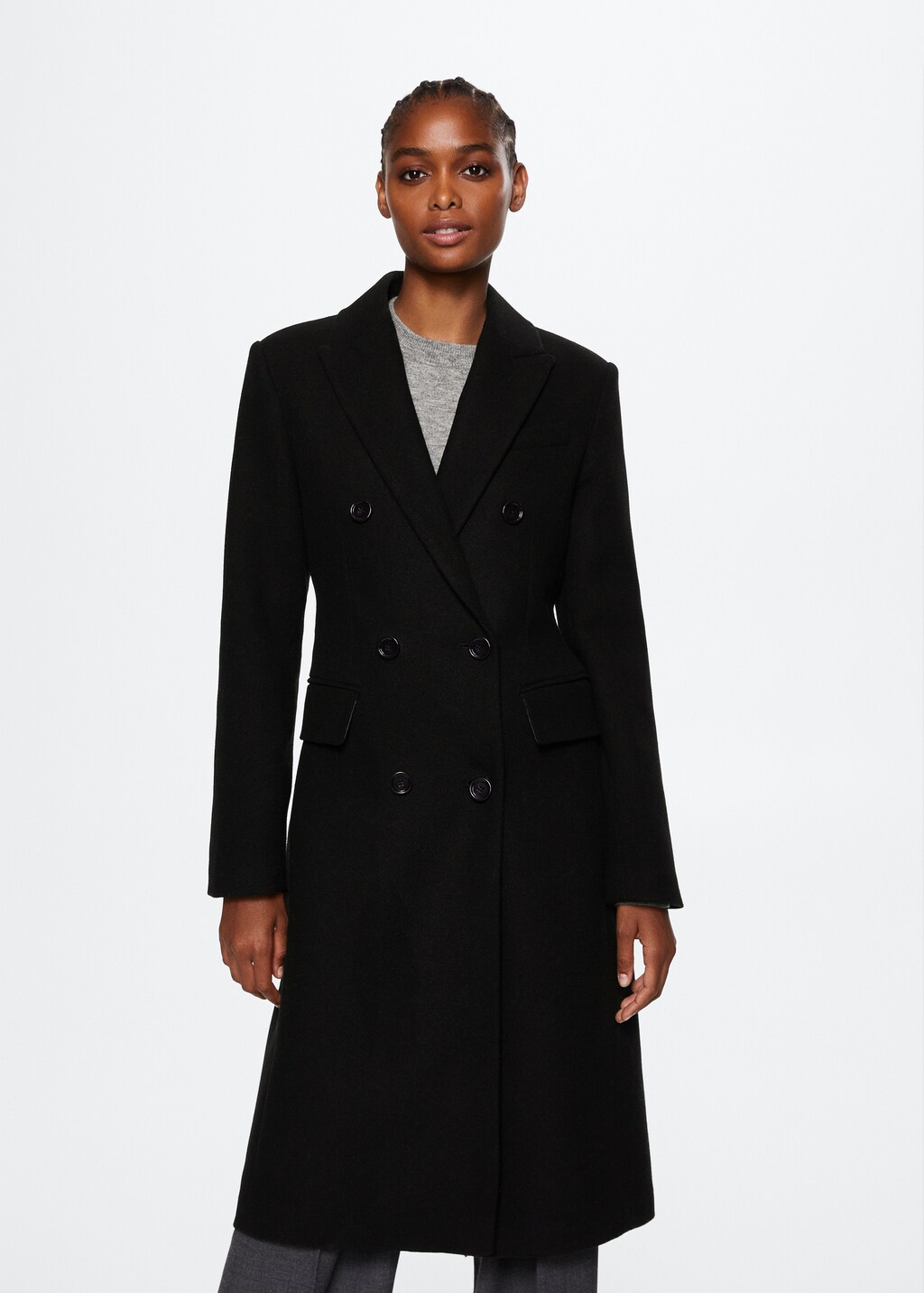 Manteau laine ajuste Femme MANGO Nouvelle Caledonie