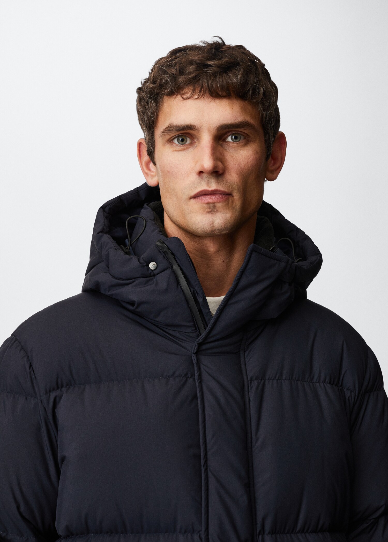 Water-repellent feather coat - Details of the article 1