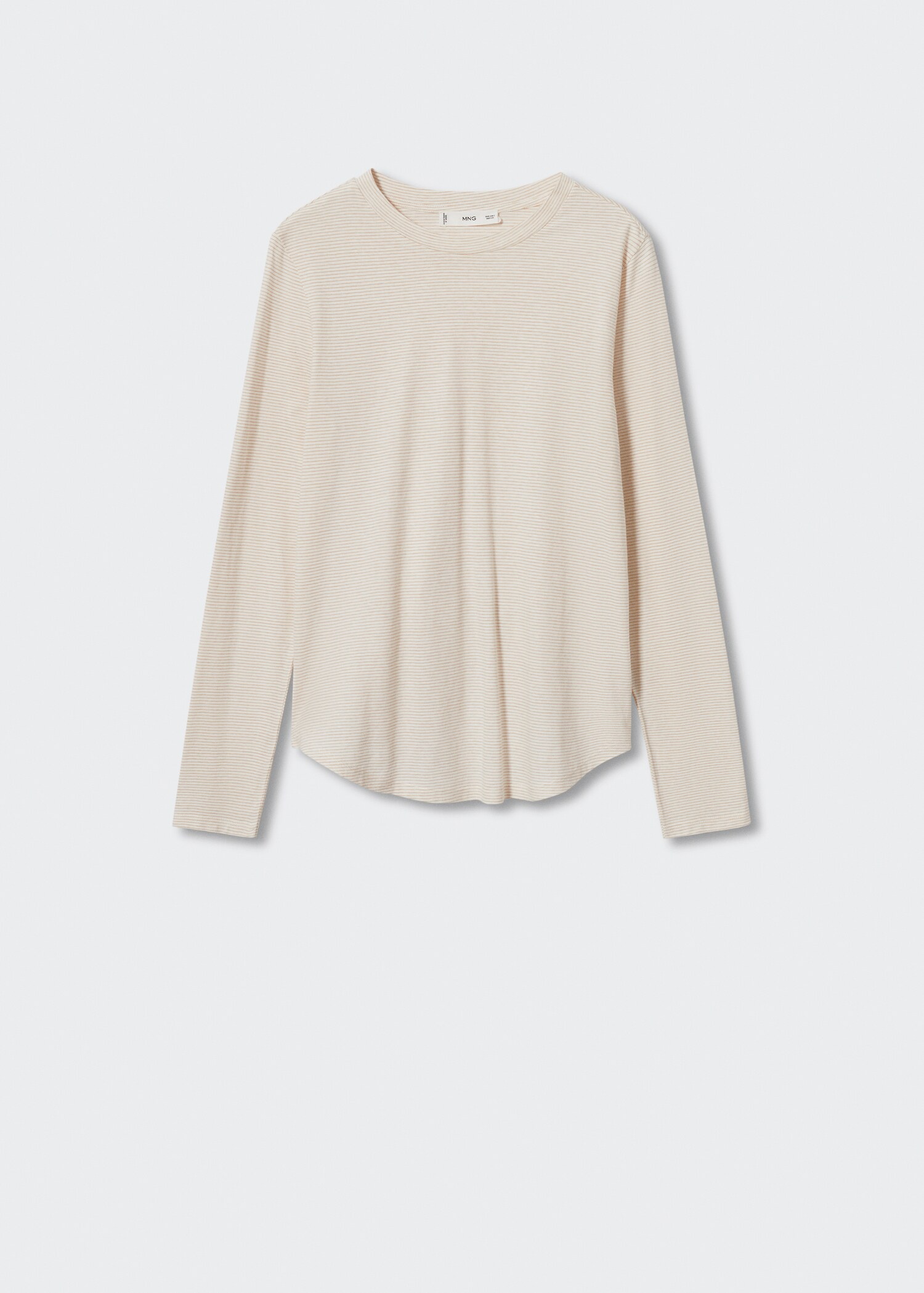 Striped cotton T-shirt - Article without model