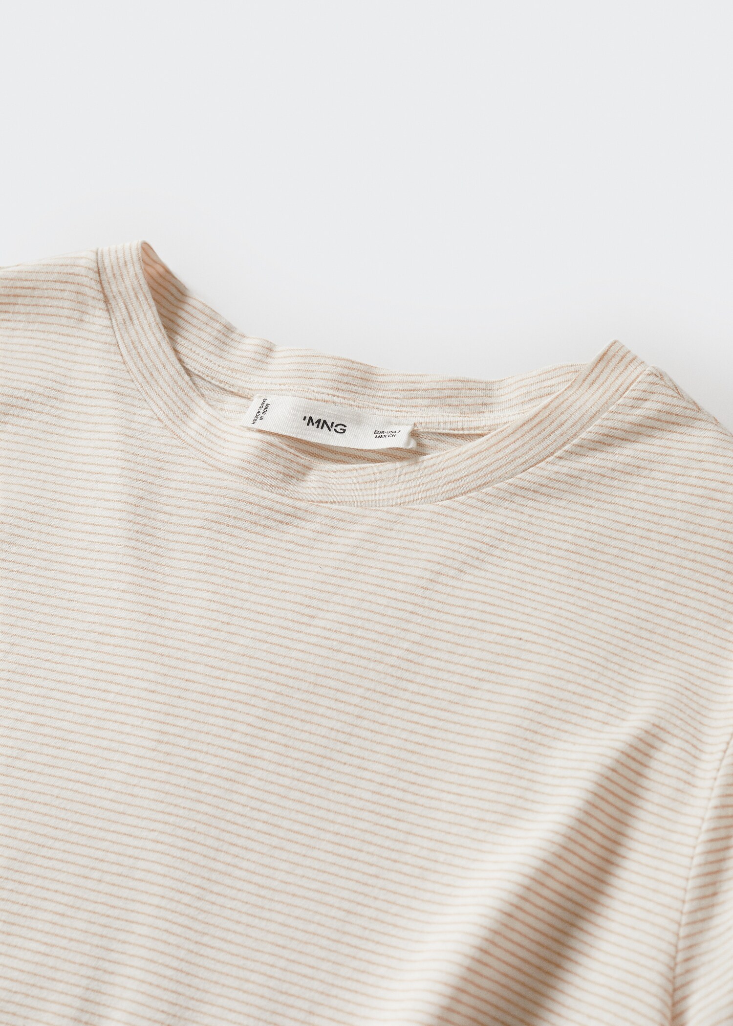 Striped cotton T-shirt - Details of the article 8