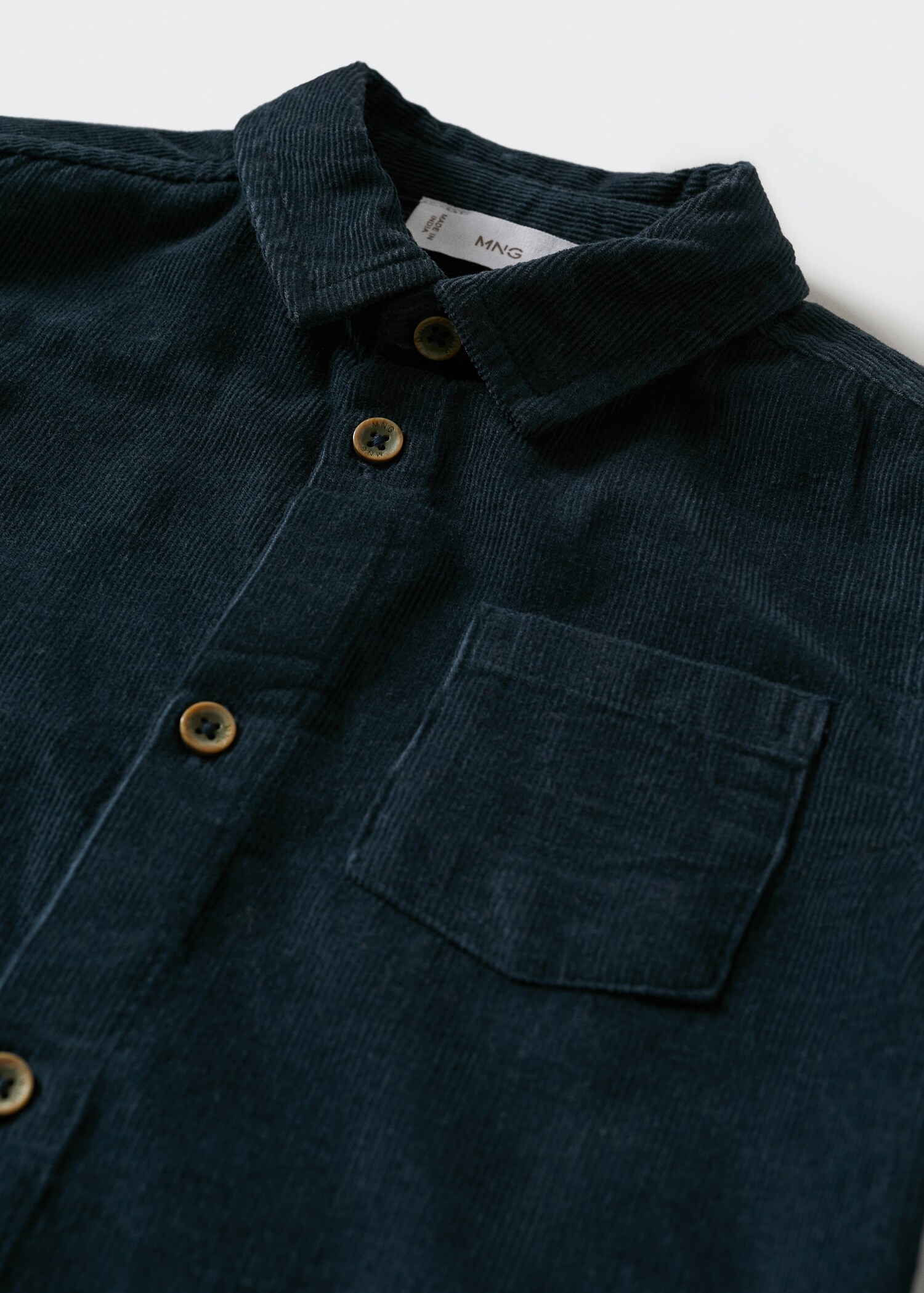 Camicia velluto a coste regular fit - Dettaglio dell'articolo 8