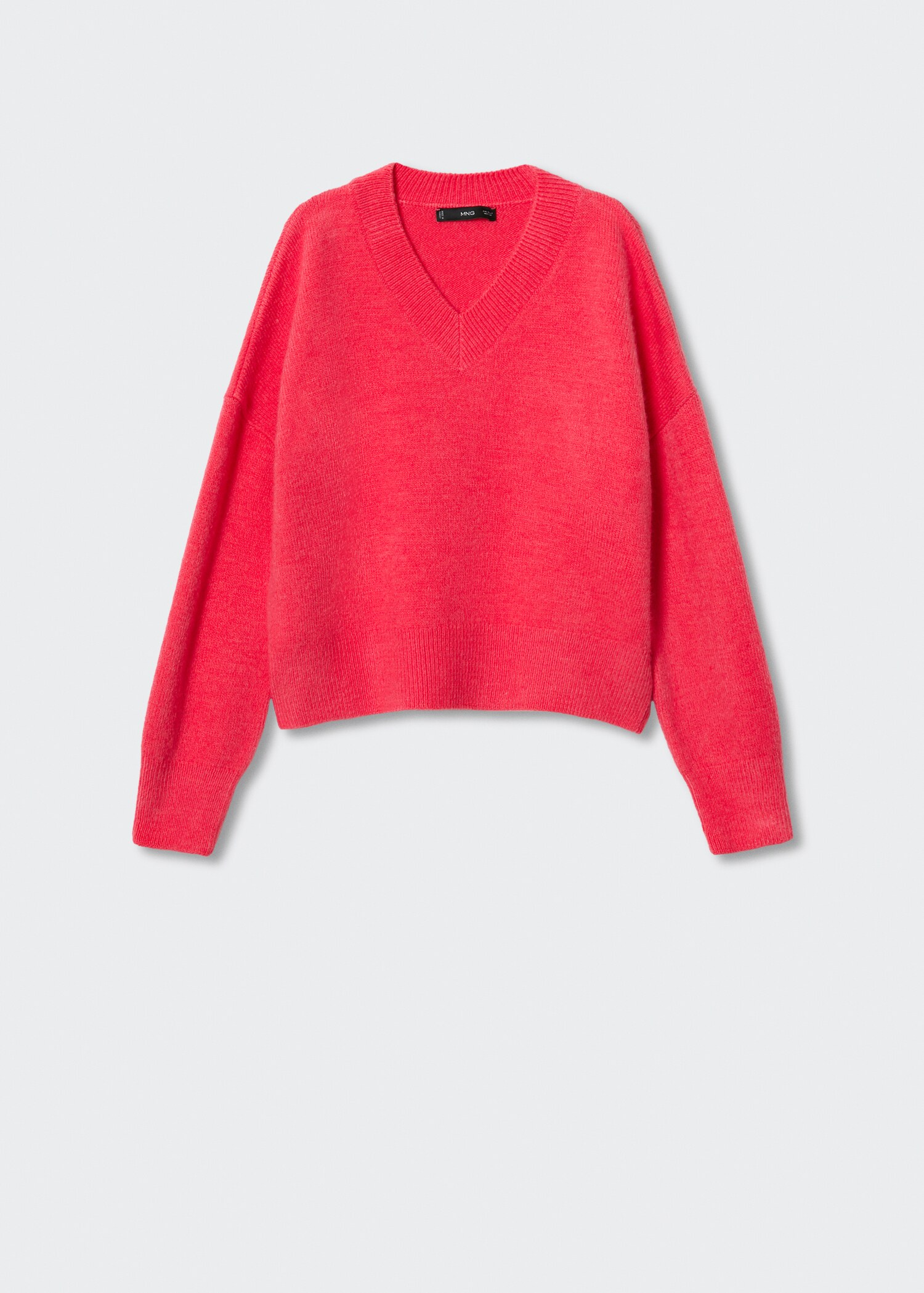 V-neck knit sweater - Article without model