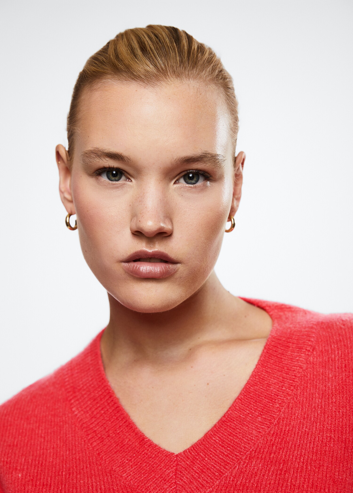 V-neck knit sweater - Details of the article 4