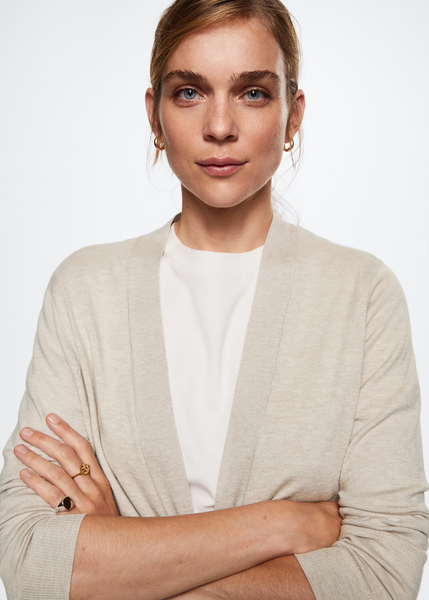 Bow long cardigan - Details of the article 2