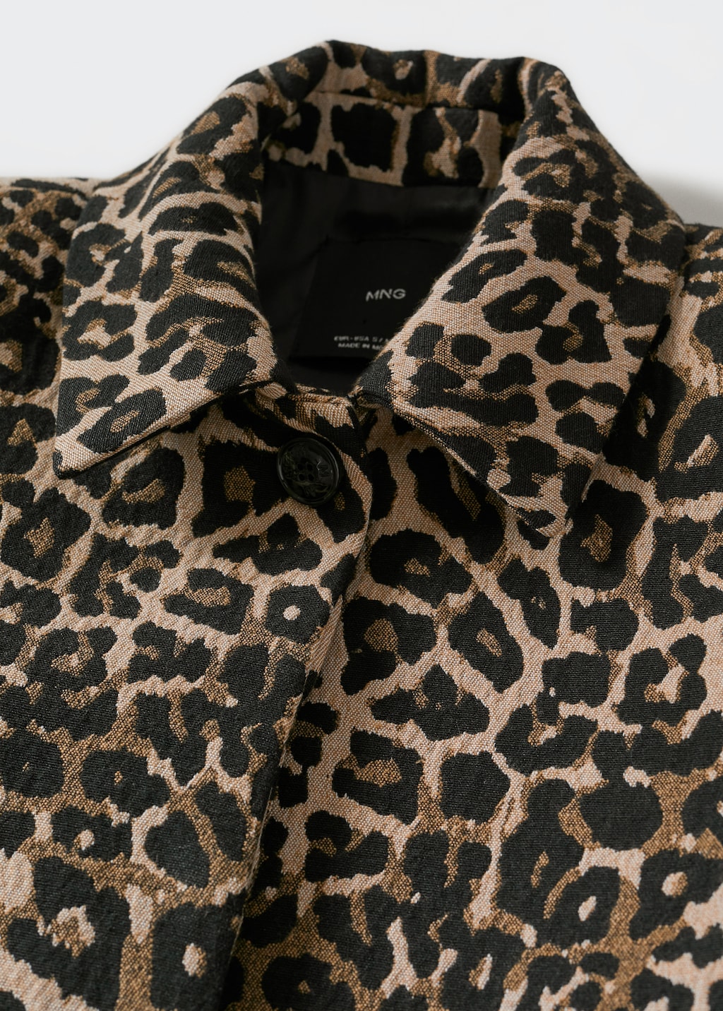 Leopard print coat Women MANGO Azerbaijan