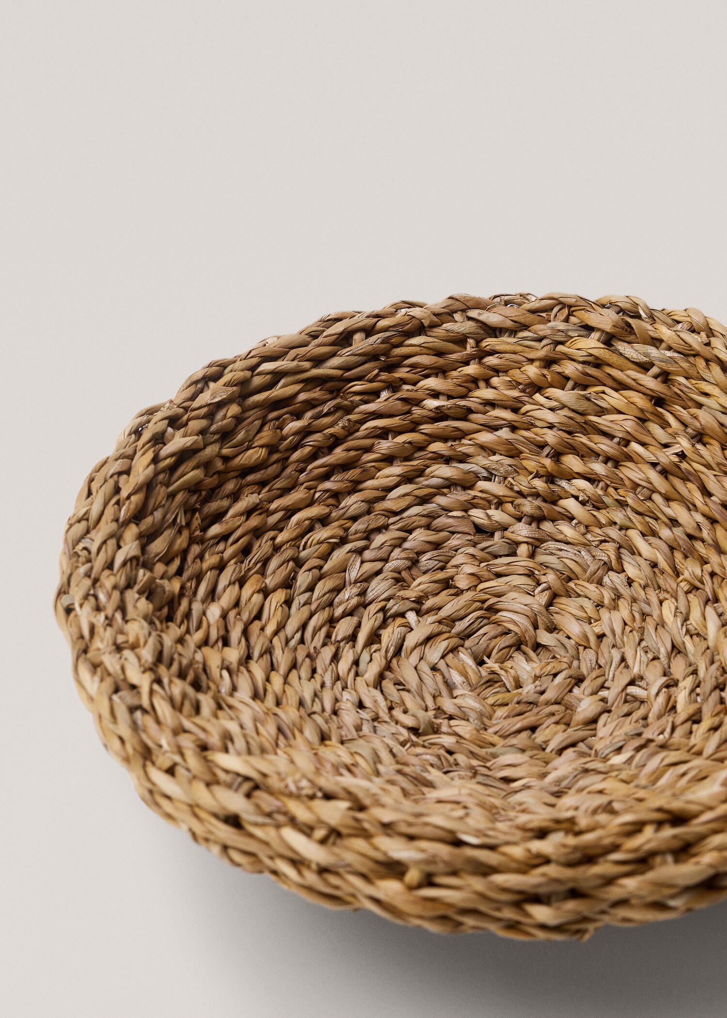 Plitka zdjela od prirodnih vlakana 30 cm - Detalji artikla 2