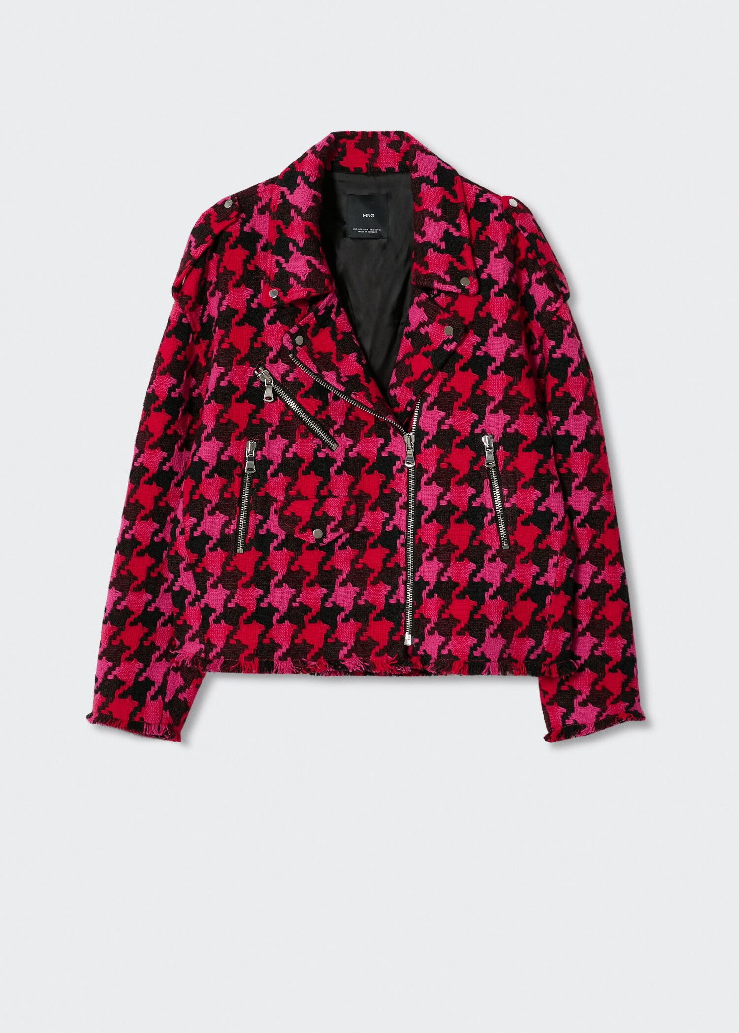 Tweed biker jacket - Article without model