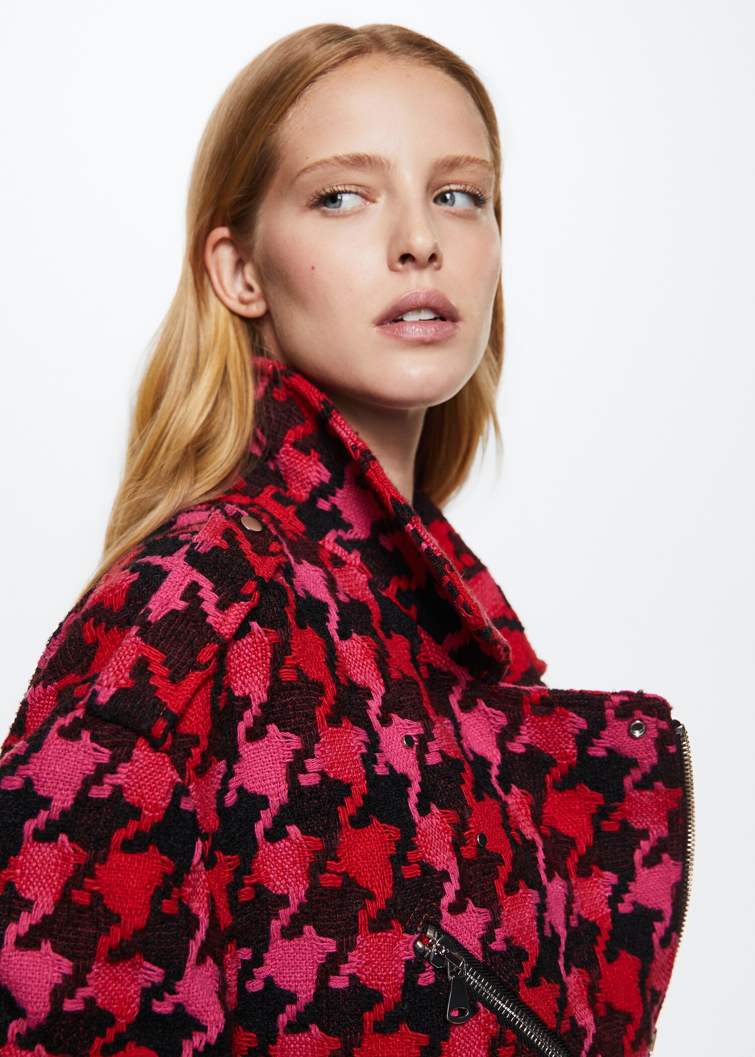 Tweed biker jacket - Details of the article 4