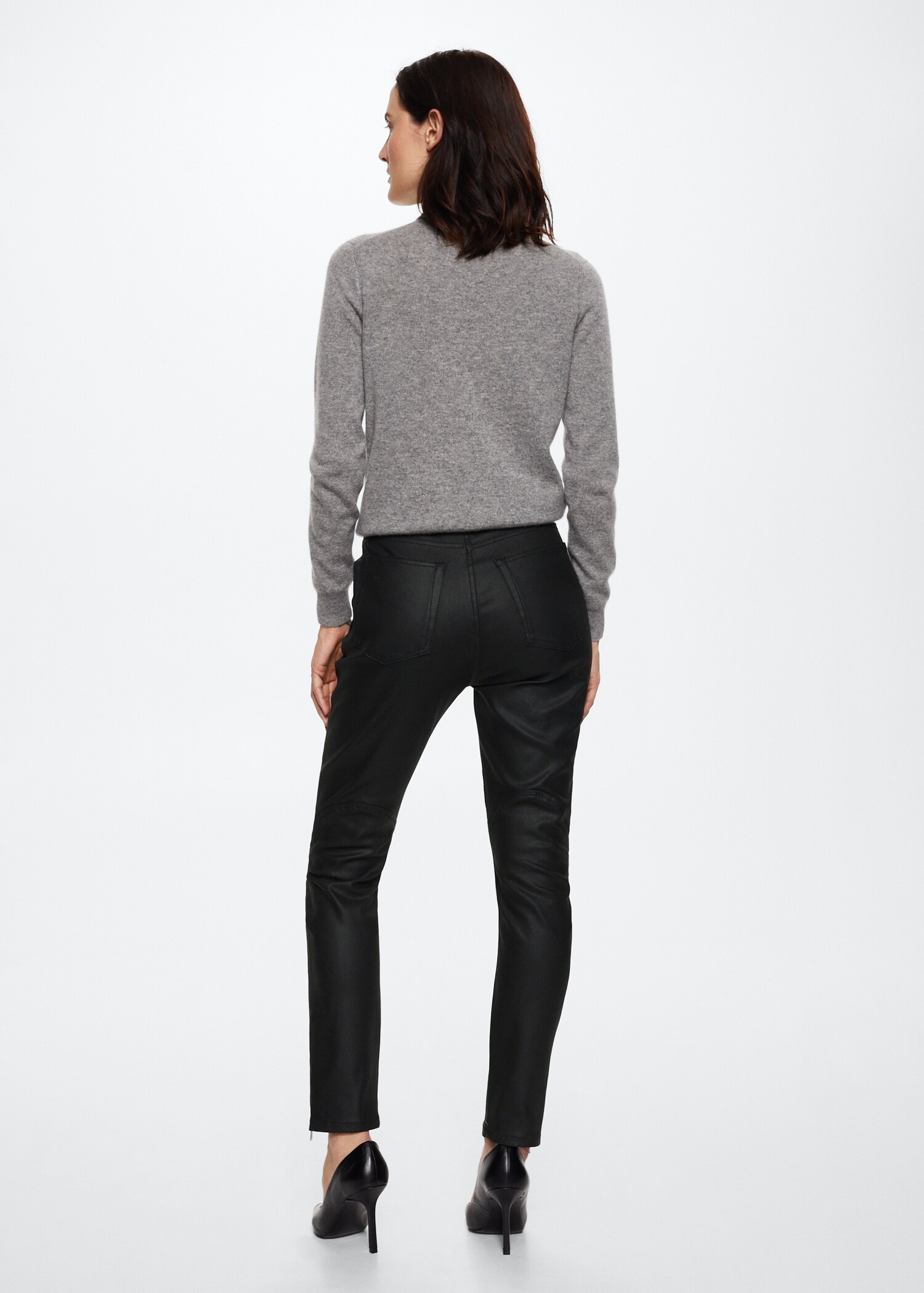 Jean skinny biker enduit - Verso de l’article