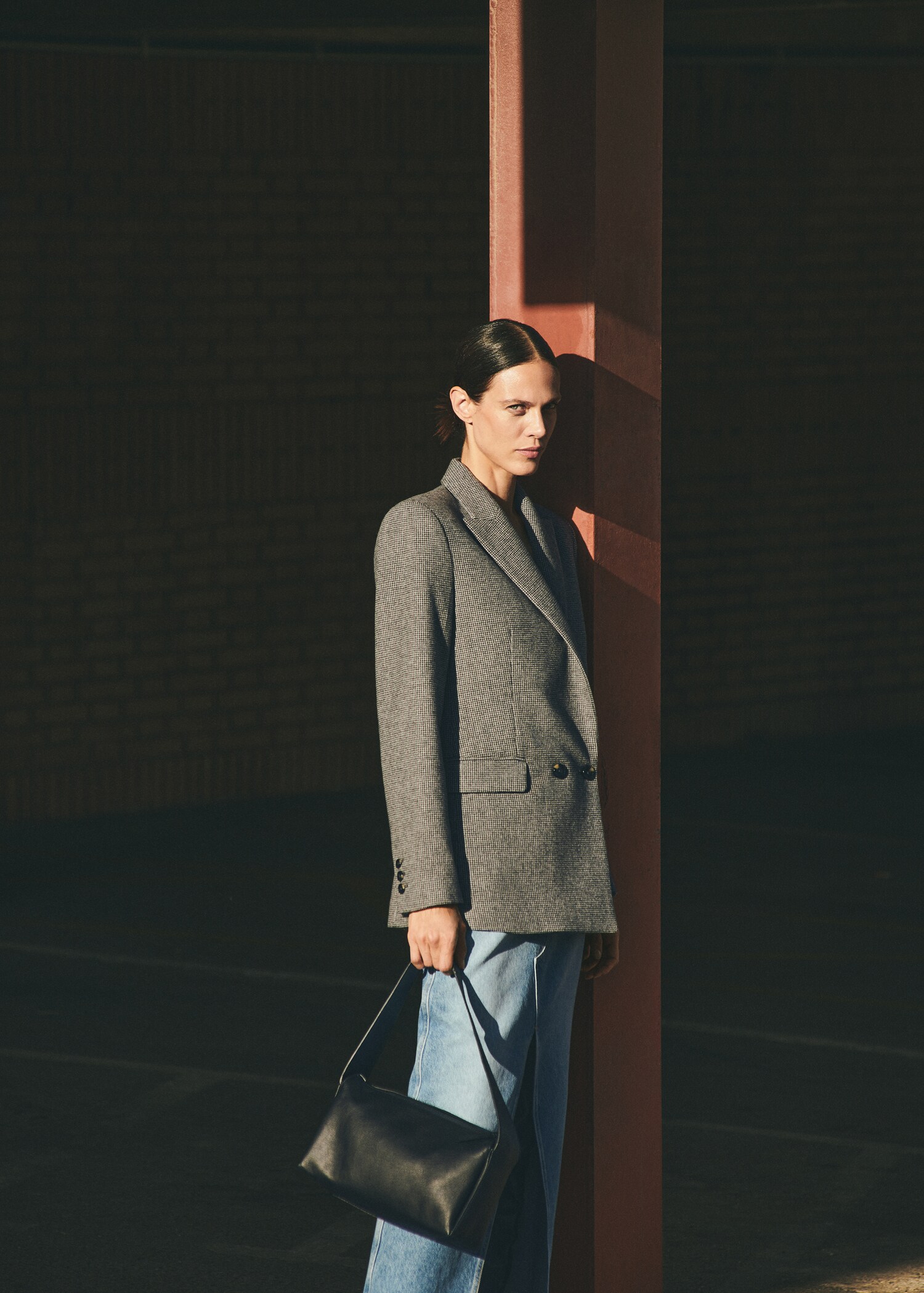 Houndstooth wool-blend blazer - Details of the article 4