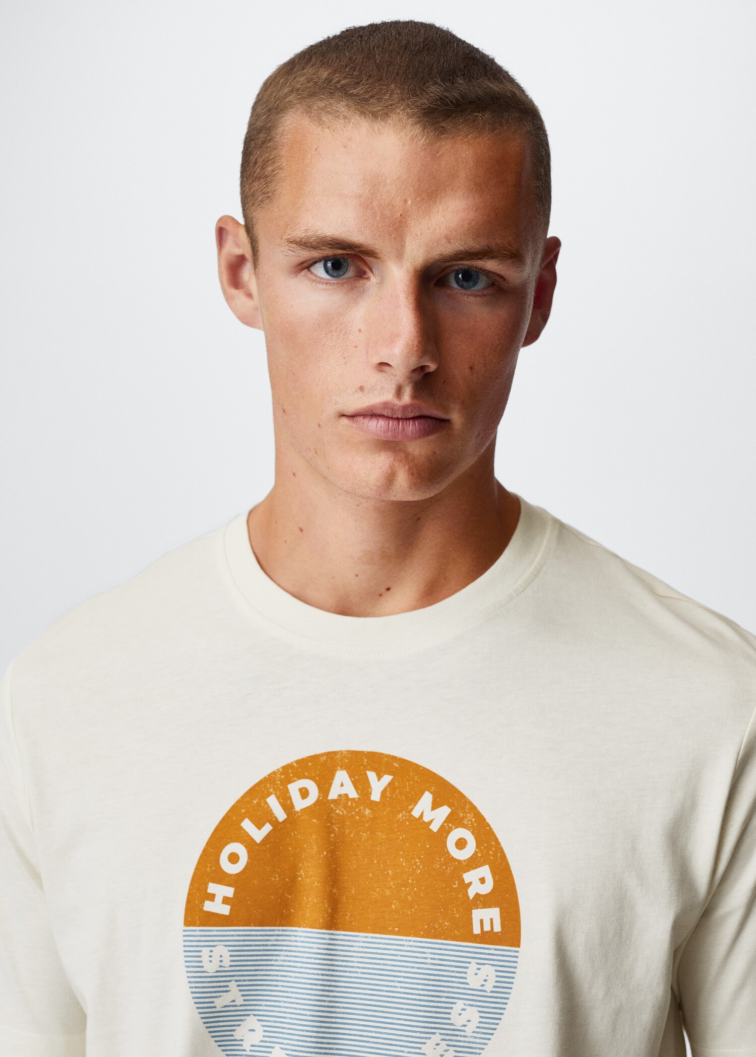 Bedrucktes Baumwoll-T-Shirt - Detail des Artikels 4