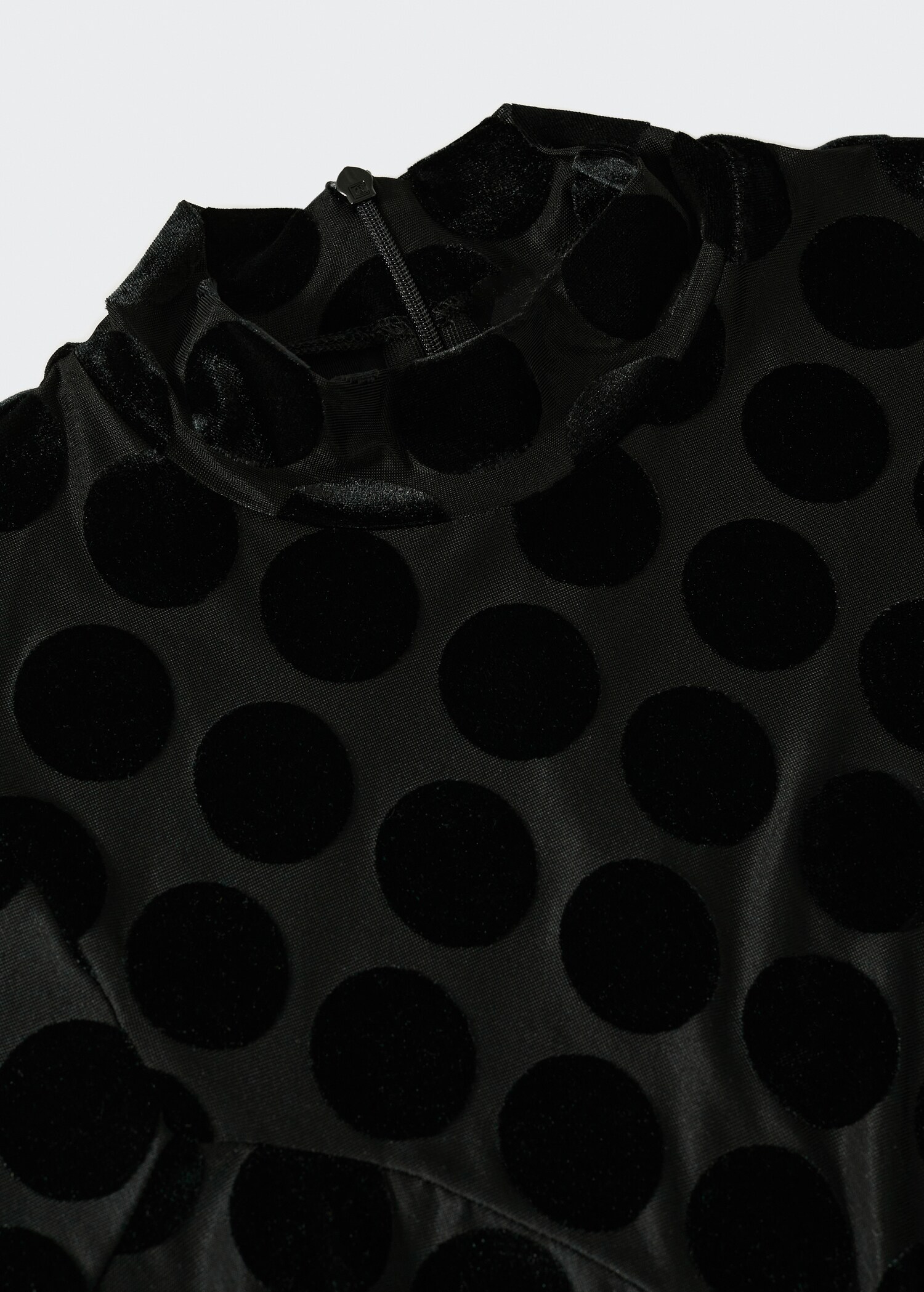 Robe pois col montant - Détail de l'article 8