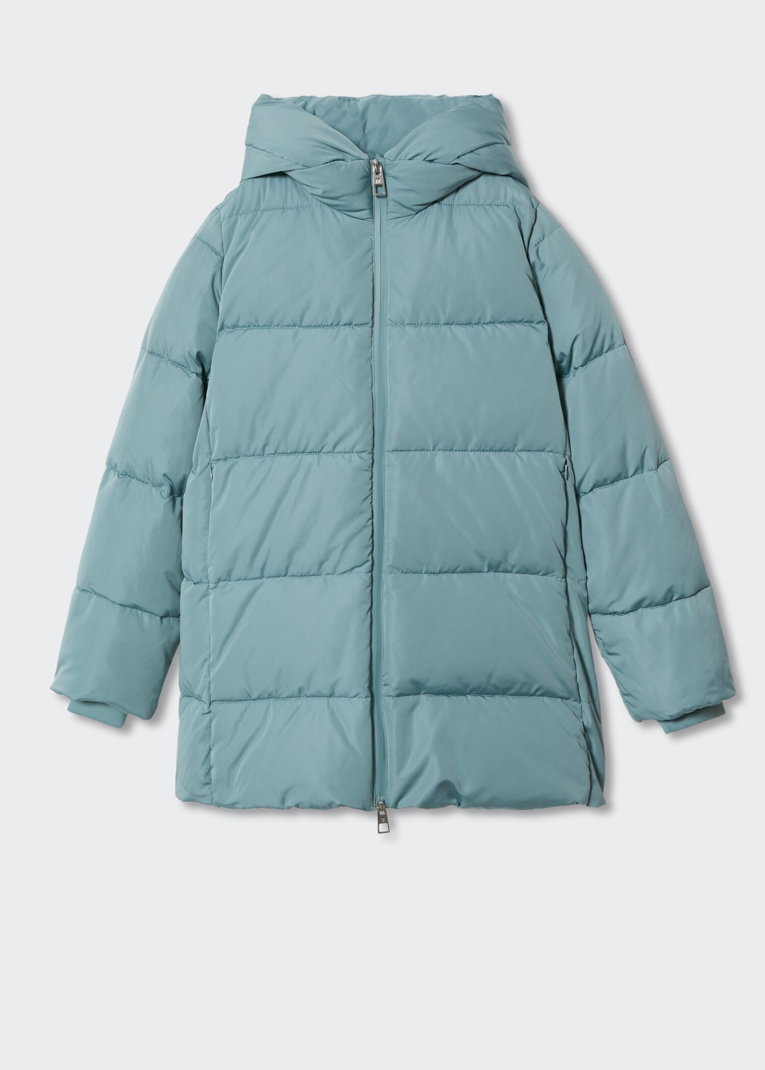 Hood quilted coat - Article without model