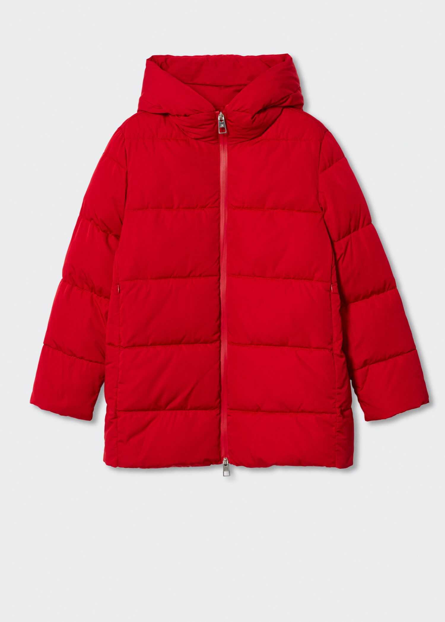 Hood quilted coat - Article without model