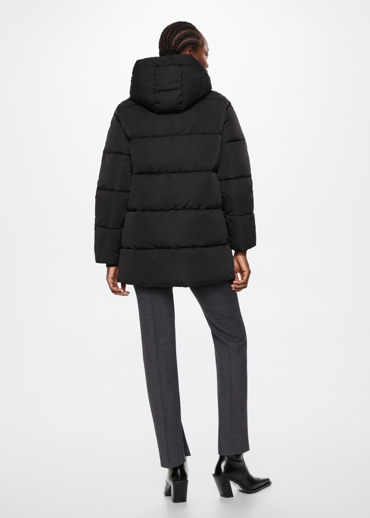 Anorak acolchado capucha - Reverso del artículo