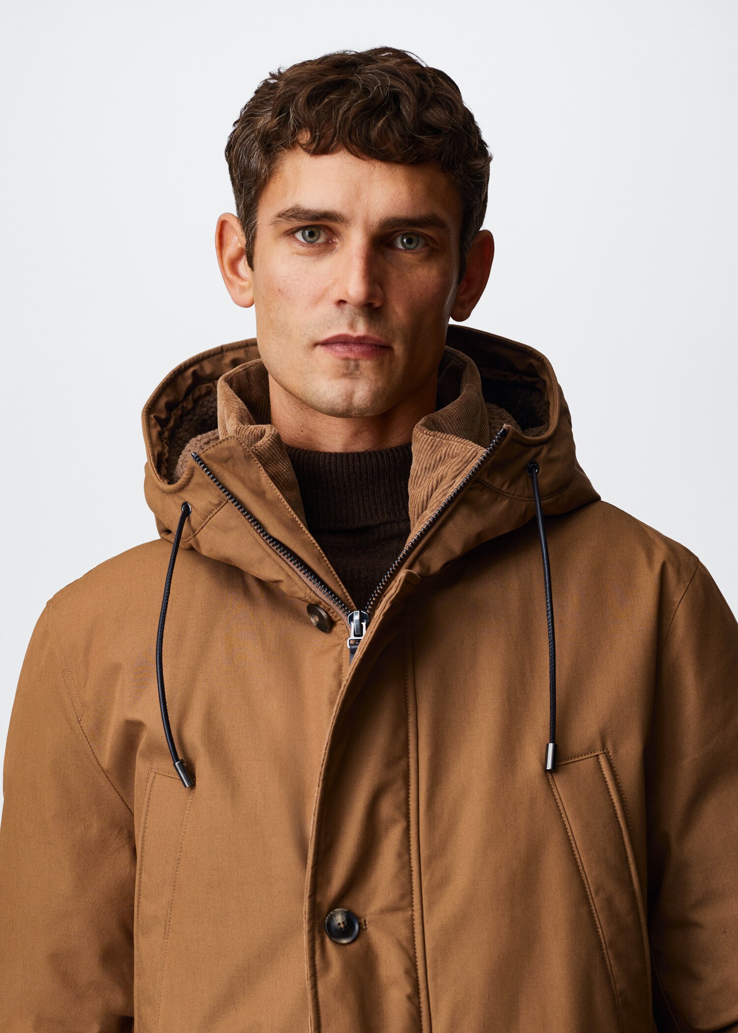 Water-repellent cotton parka - Details of the article 4